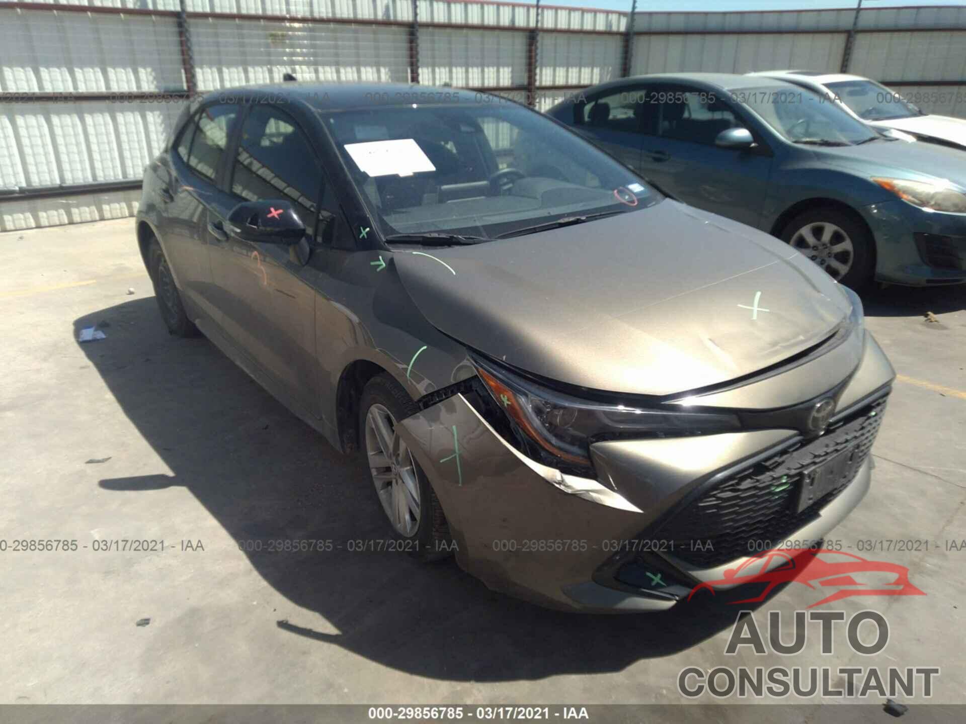 TOYOTA COROLLA HATCHBACK 2020 - JTND4RBE2L3097977