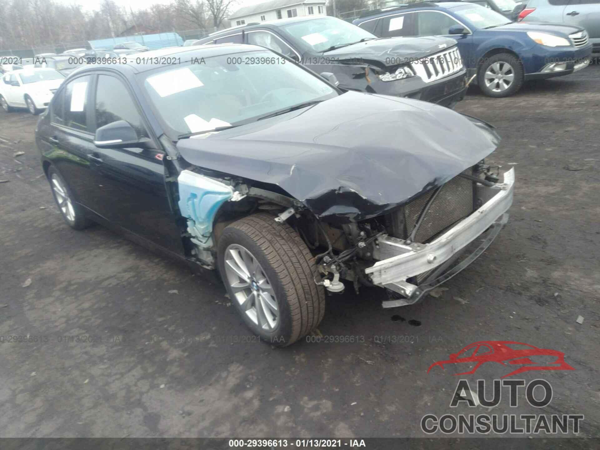 BMW 3 SERIES 2017 - WBA8E5G32HNU44378
