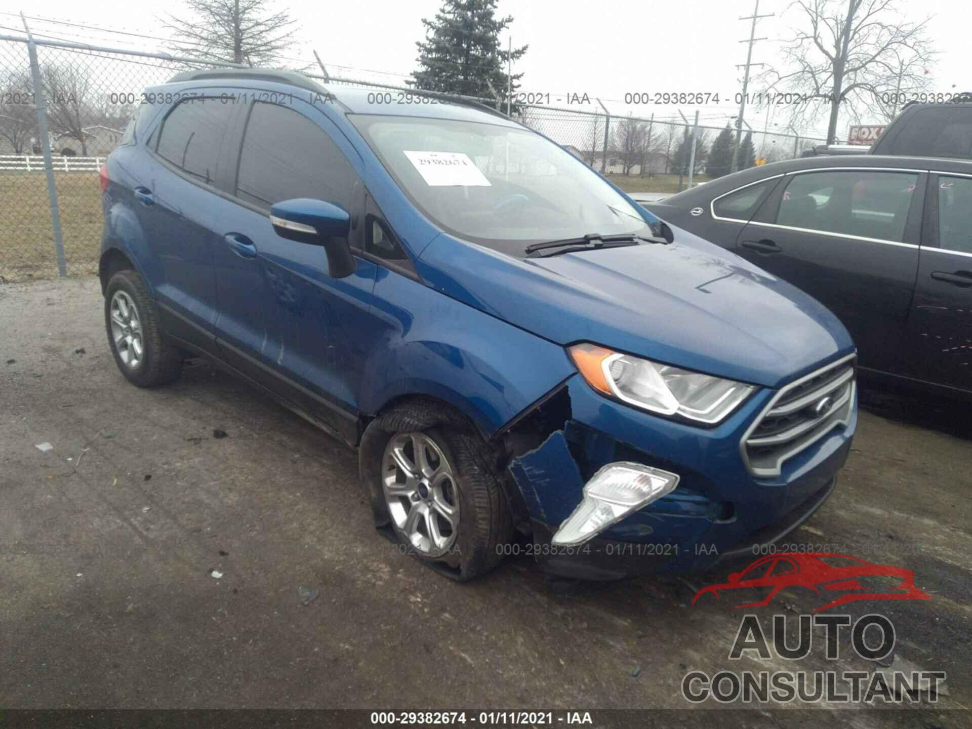 FORD ECOSPORT 2018 - MAJ6P1UL1JC244052