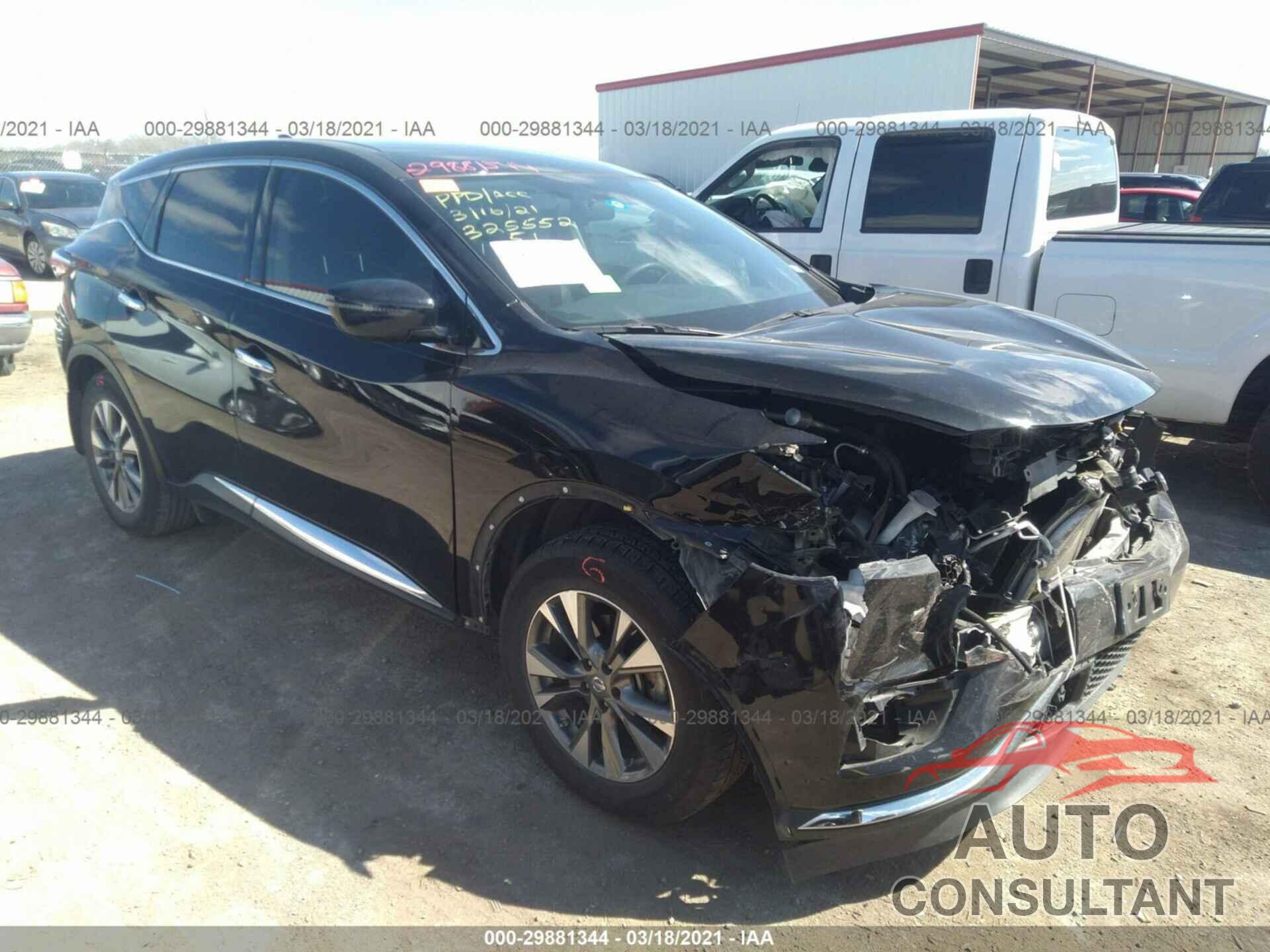 NISSAN MURANO 2018 - 5N1AZ2MG3JN117858