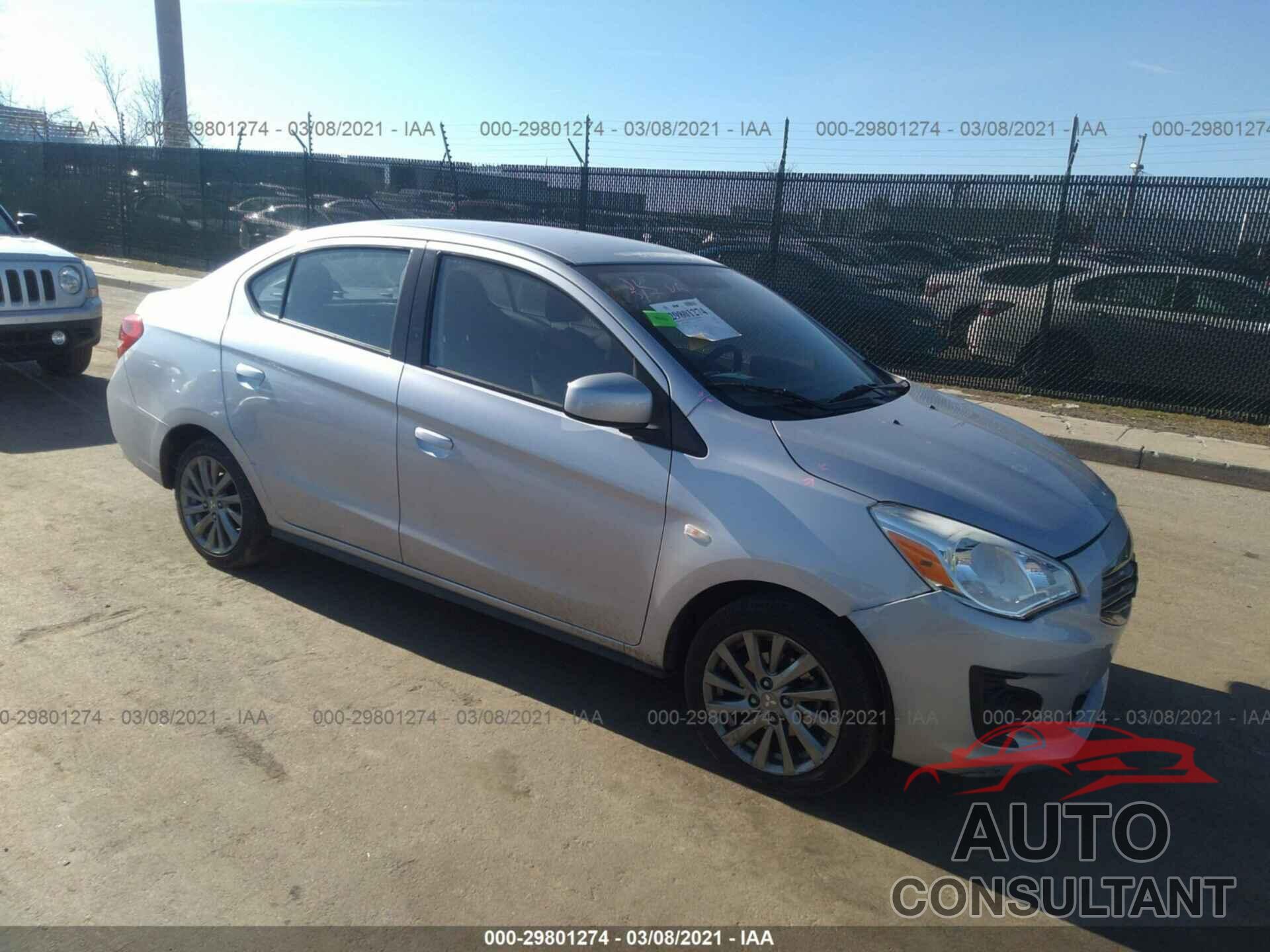 MITSUBISHI MIRAGE G4 2019 - ML32F3FJ5KHF13621