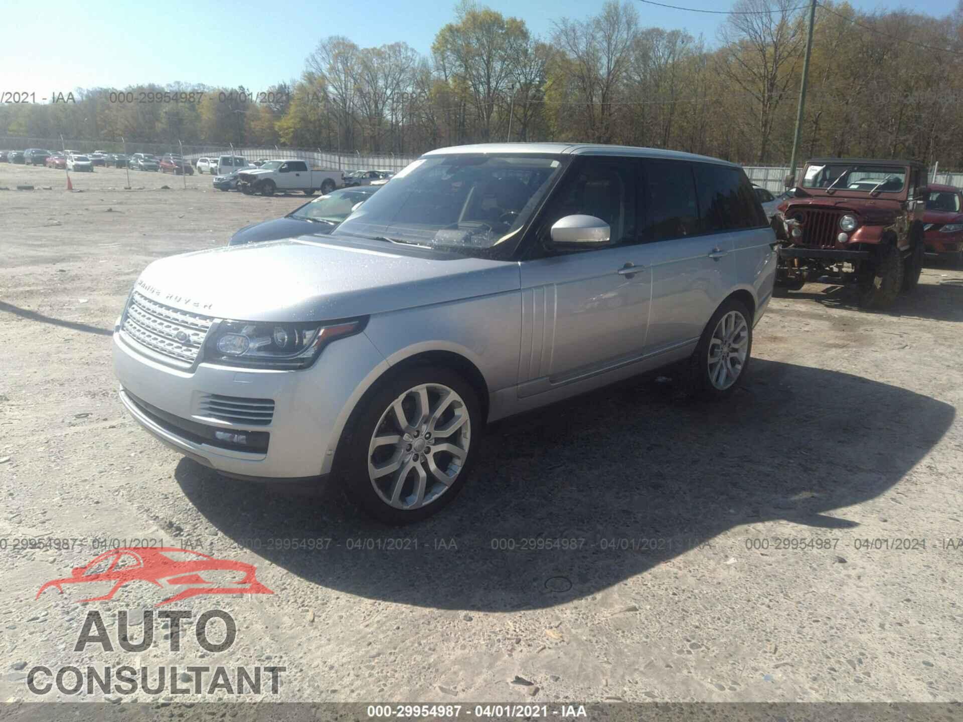 LAND ROVER RANGE ROVER 2016 - SALGS2EF3GA301523