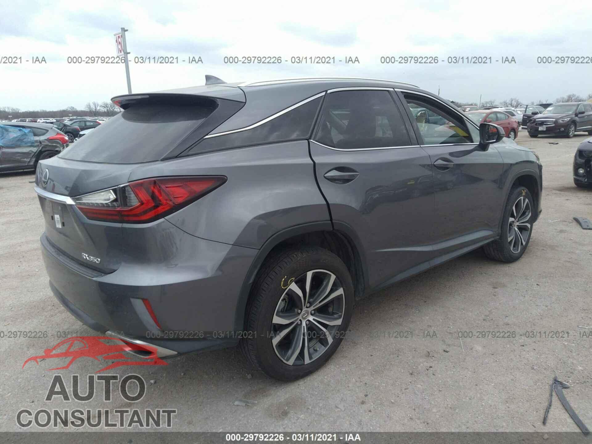 LEXUS RX 2017 - 2T2ZZMCA7HC049086