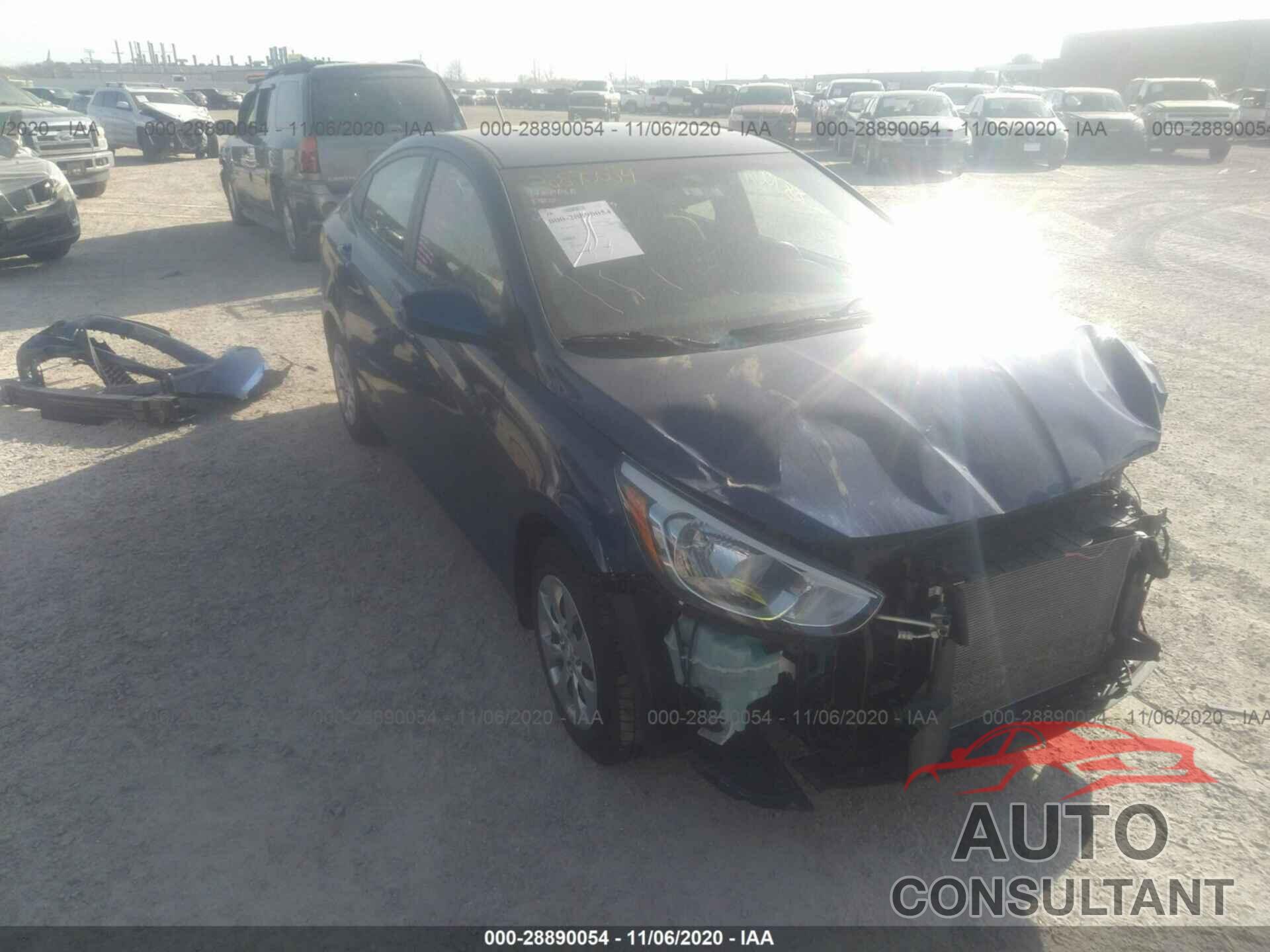 HYUNDAI ACCENT 2017 - KMHCT4AE8HU330815