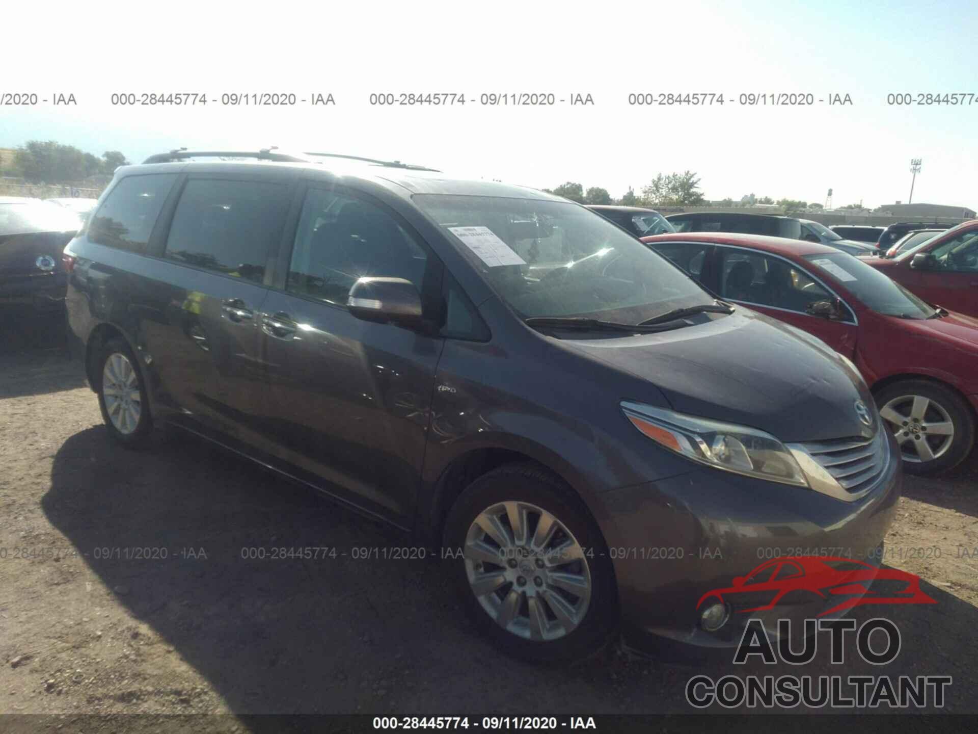 TOYOTA SIENNA 2016 - 5TDDK3DC7GS129037