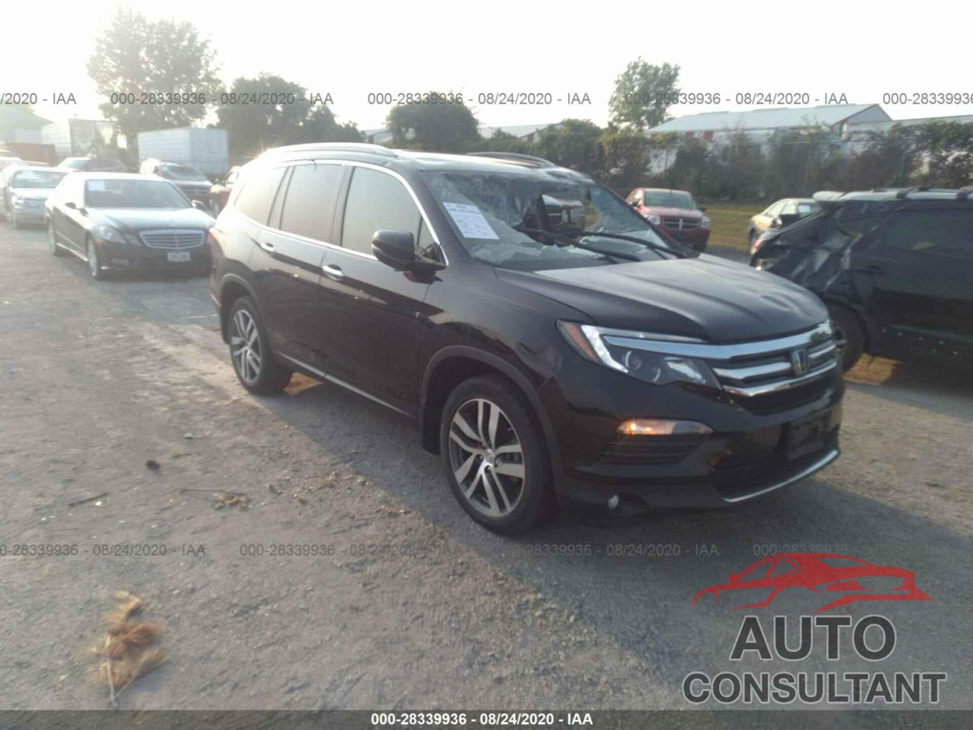 HONDA PILOT 2017 - 5FNYF6H01HB057913