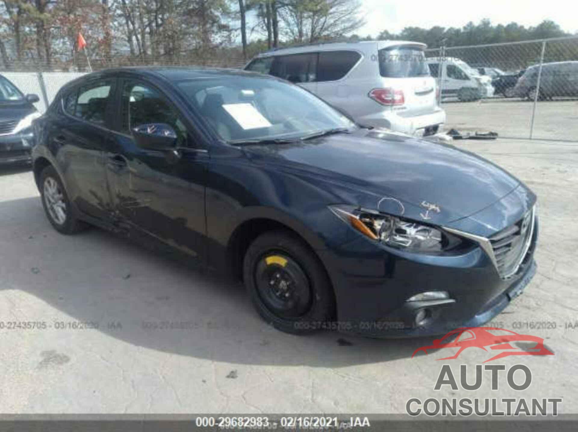 MAZDA MAZDA3 2016 - JM1BM1L72G1318637