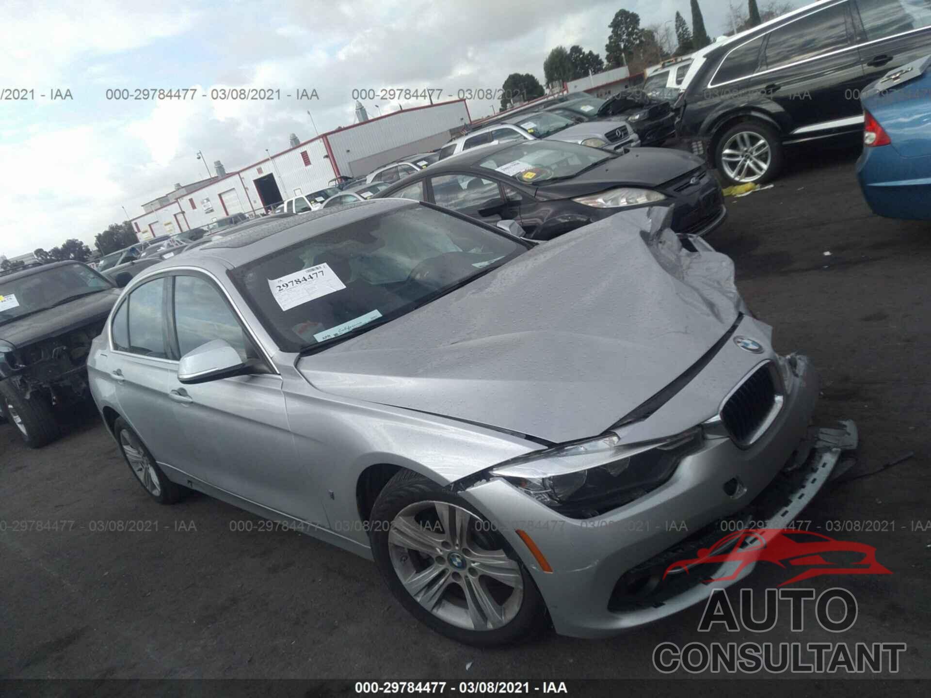 BMW 3 SERIES 2017 - WBA8E1C34HA158554
