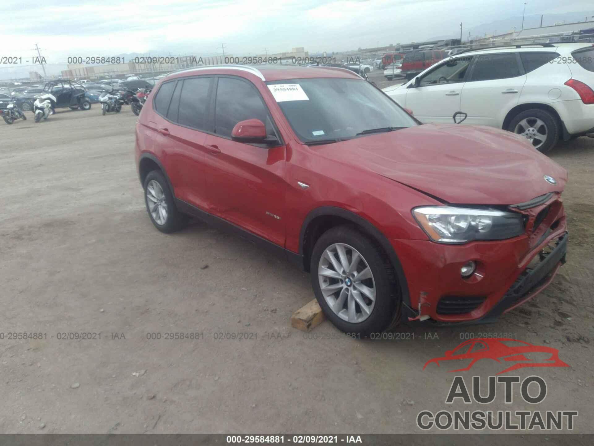 BMW X3 2017 - 5UXWZ7C3XH0X40504
