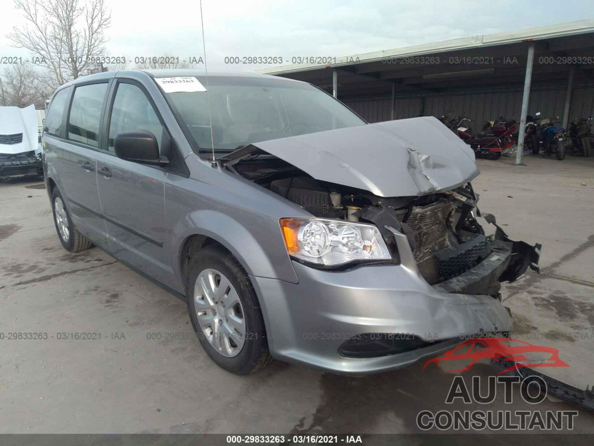 DODGE GRAND CARAVAN 2016 - 2C4RDGBG1GR250913