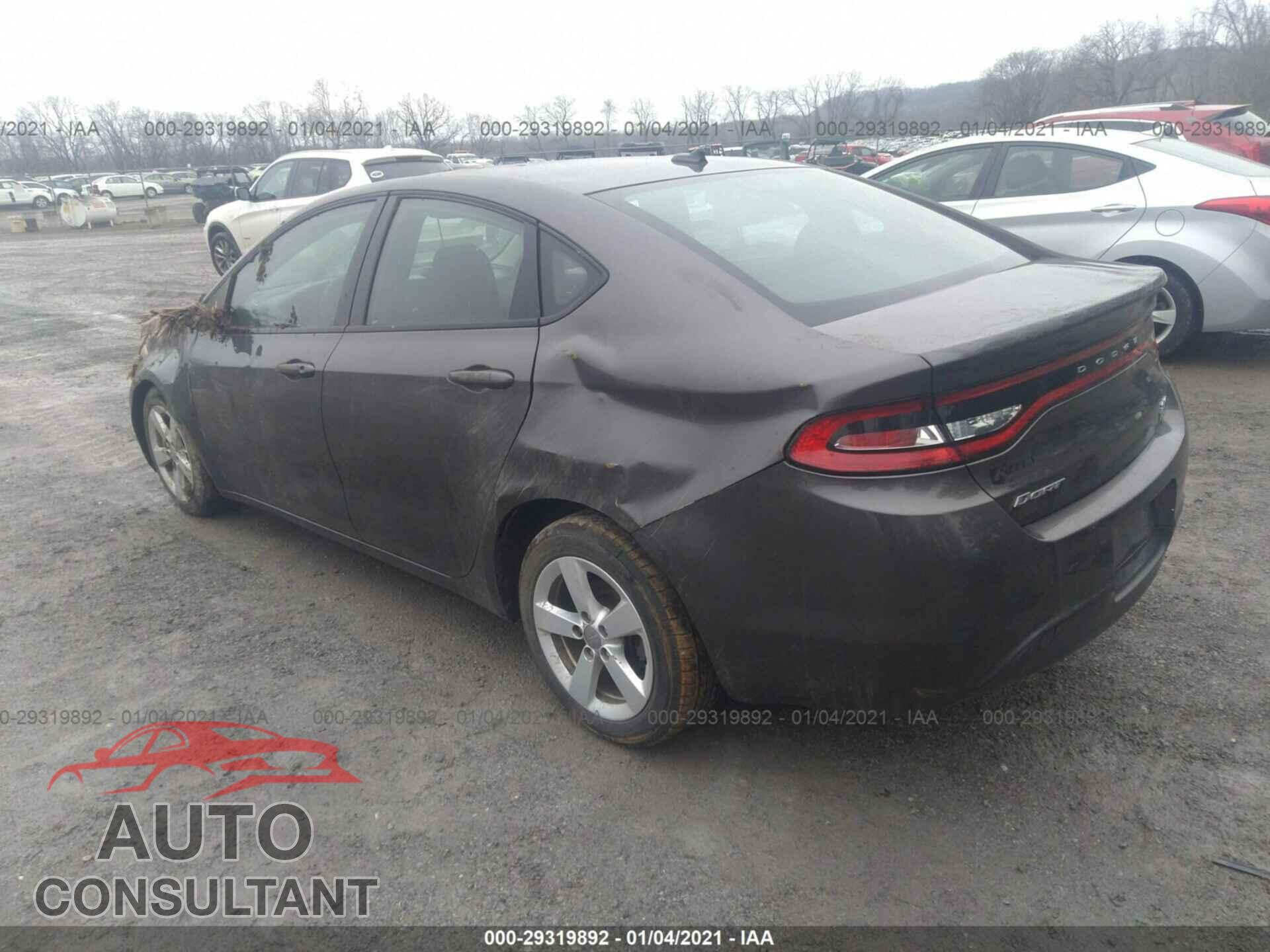 DODGE DART 2016 - 1C3CDFBA5GD660309