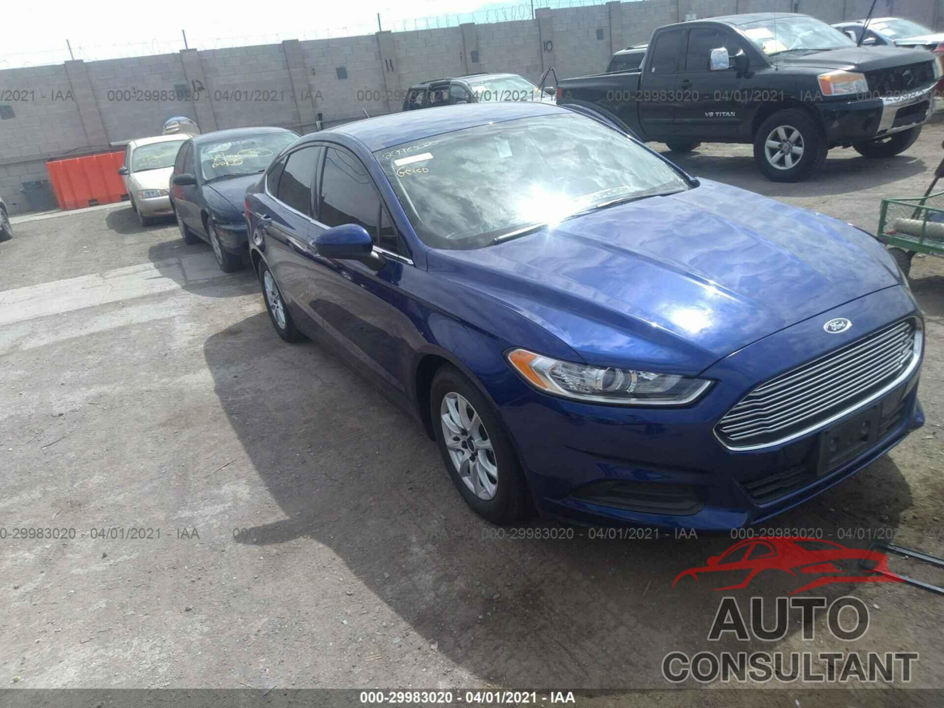 FORD FUSION 2016 - 3FA6P0G71GR305290