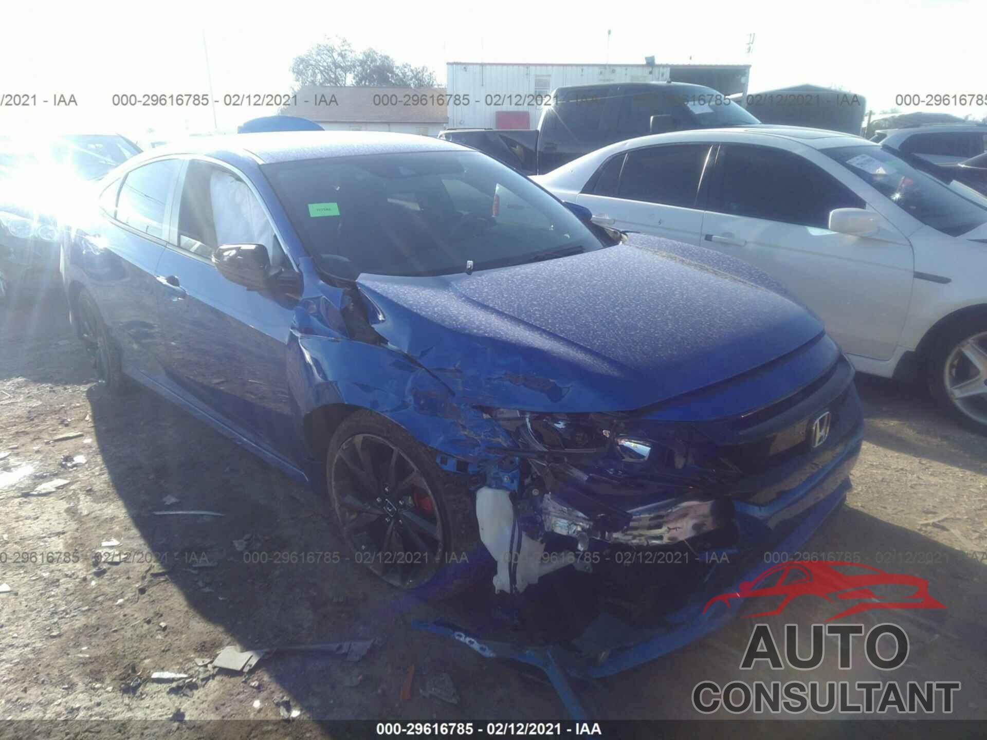 HONDA CIVIC SEDAN 2020 - 19XFC2F8XLE027115