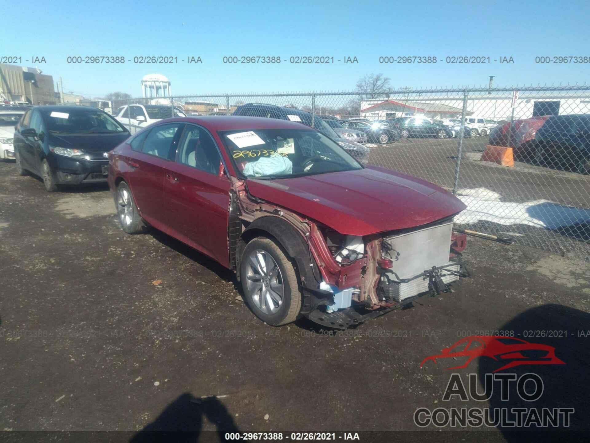 HONDA ACCORD SEDAN 2019 - 1HGCV1F11KA103558