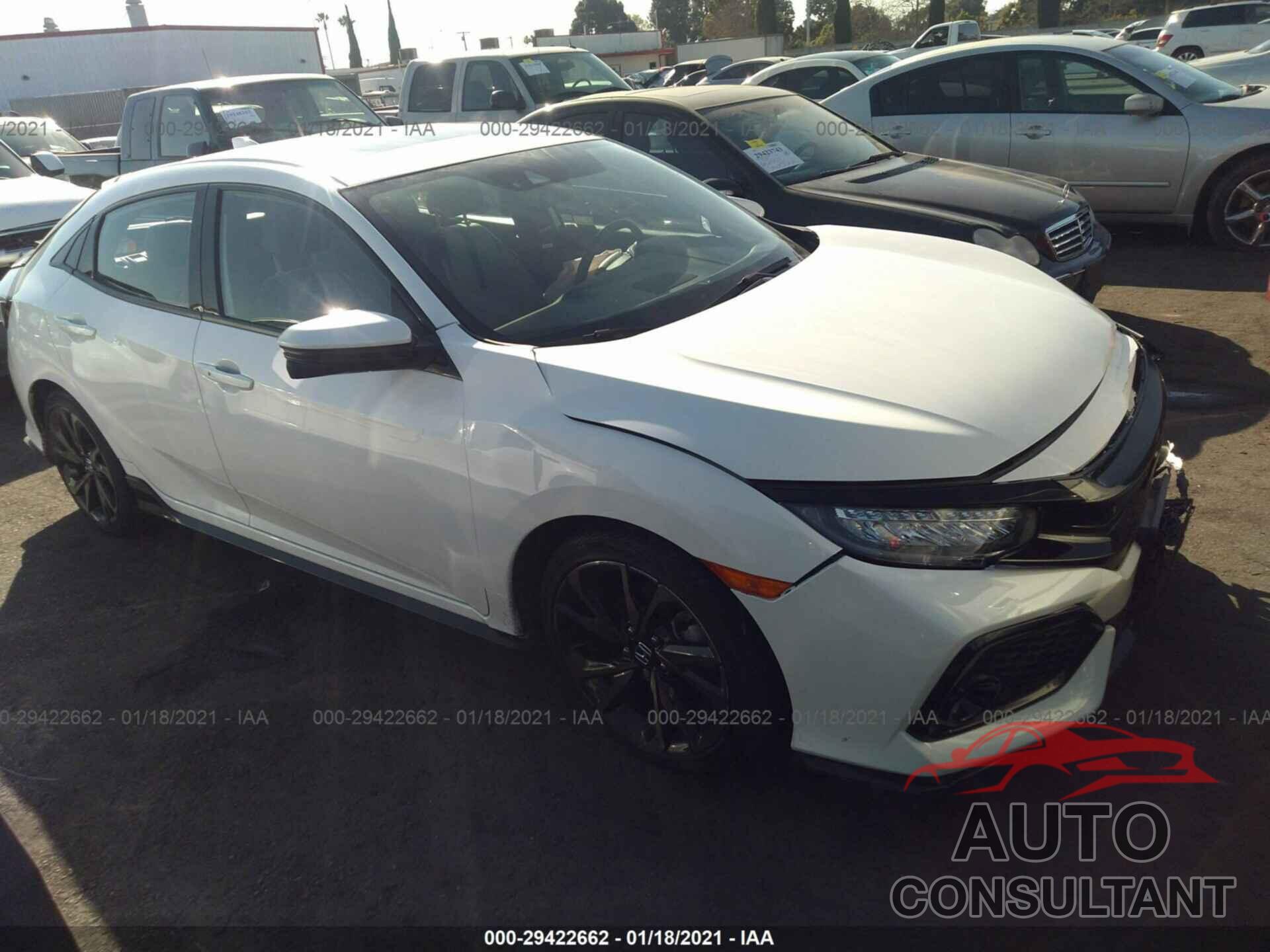 HONDA CIVIC HATCHBACK 2019 - SHHFK7H90KU408260