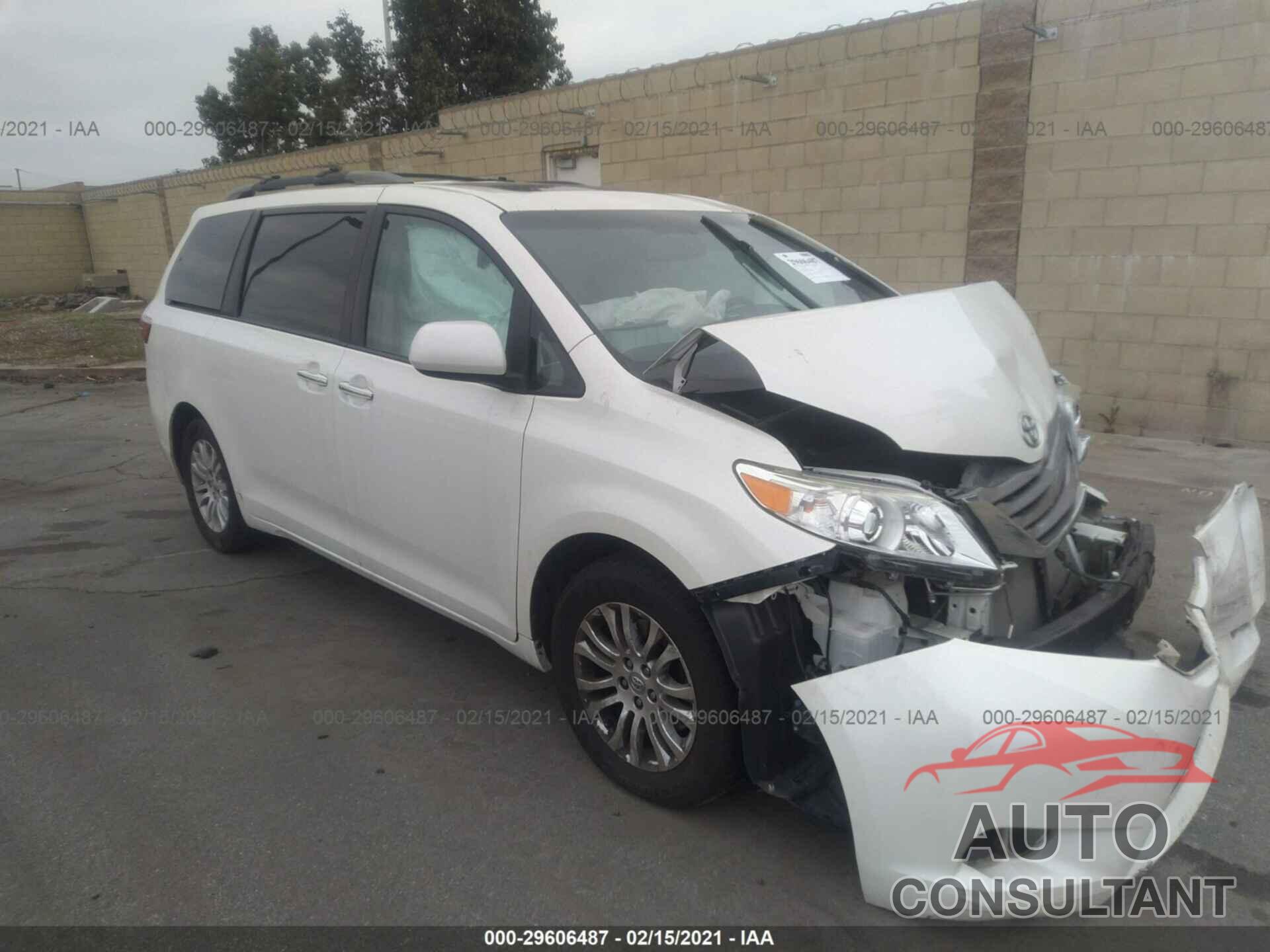 TOYOTA SIENNA 2016 - 5TDYK3DCXGS761872