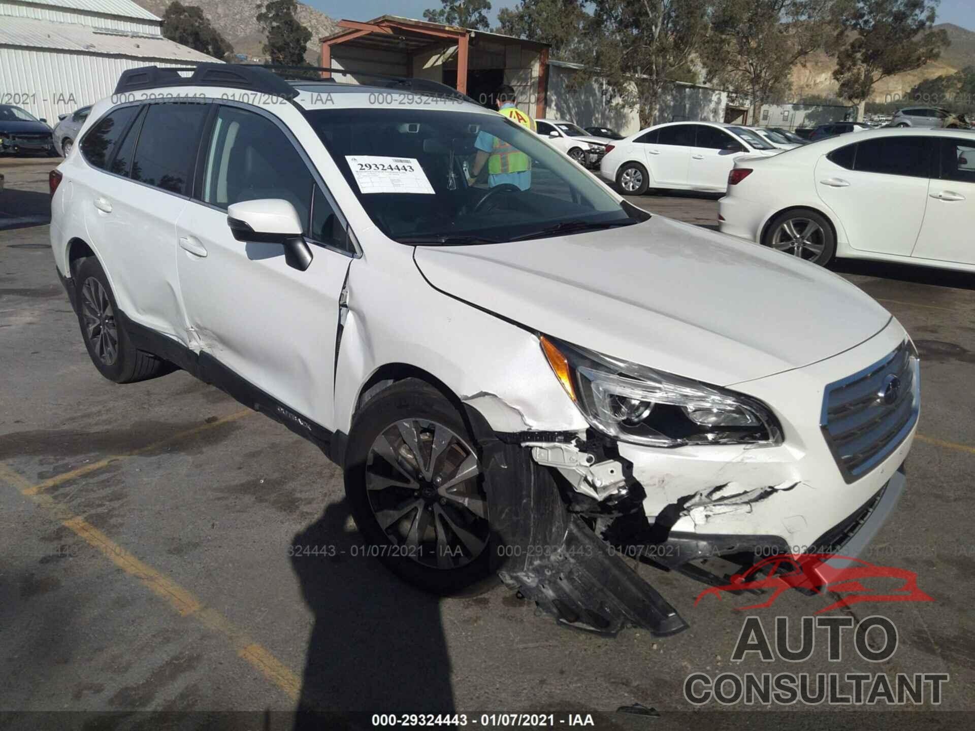 SUBARU OUTBACK 2016 - 4S4BSANC8G3286504