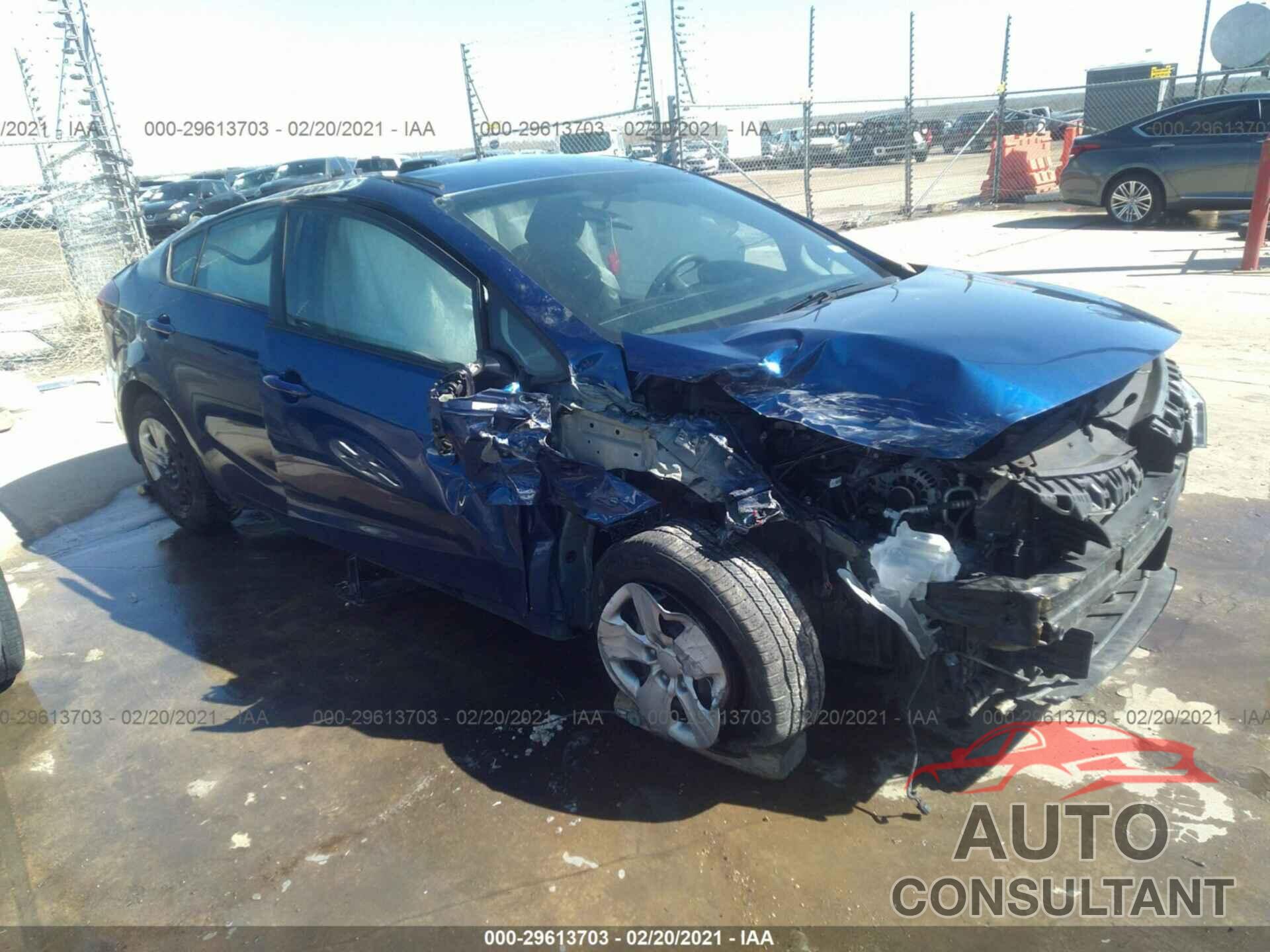 KIA FORTE 2017 - 3KPFK4A71HE135787