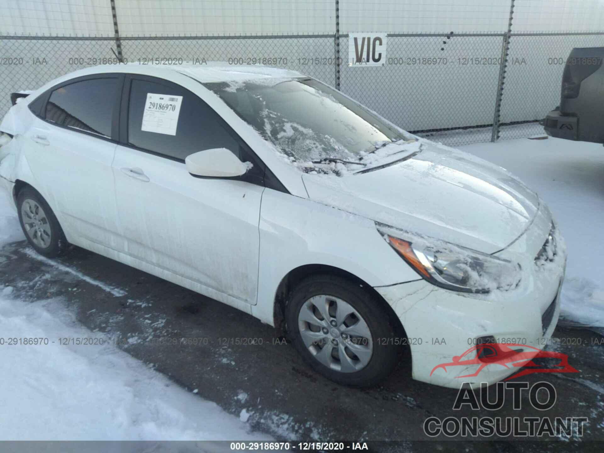 HYUNDAI ACCENT 2017 - KMHCT4AE8HU169494