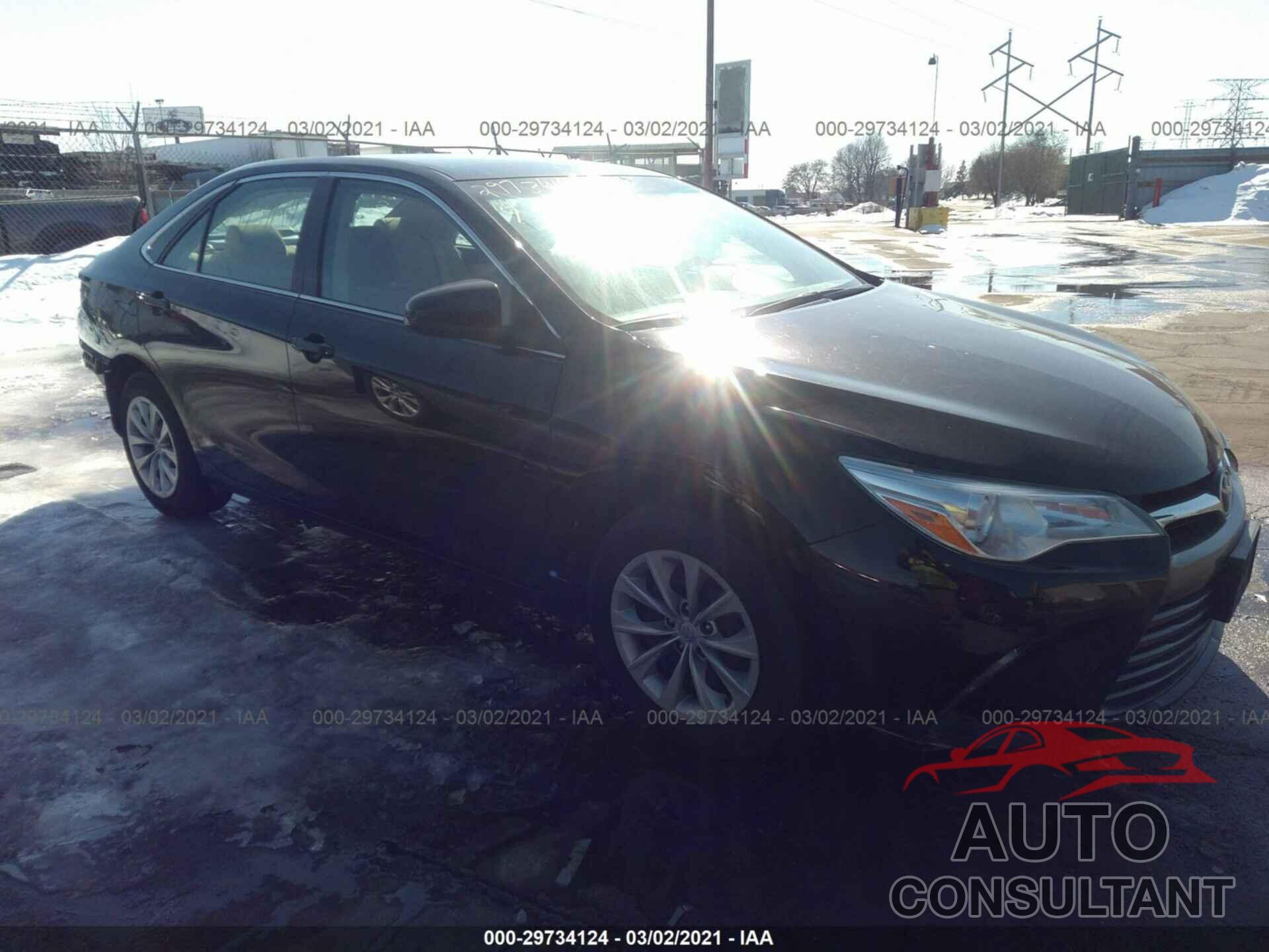 TOYOTA CAMRY 2016 - 4T4BF1FK2GR523627