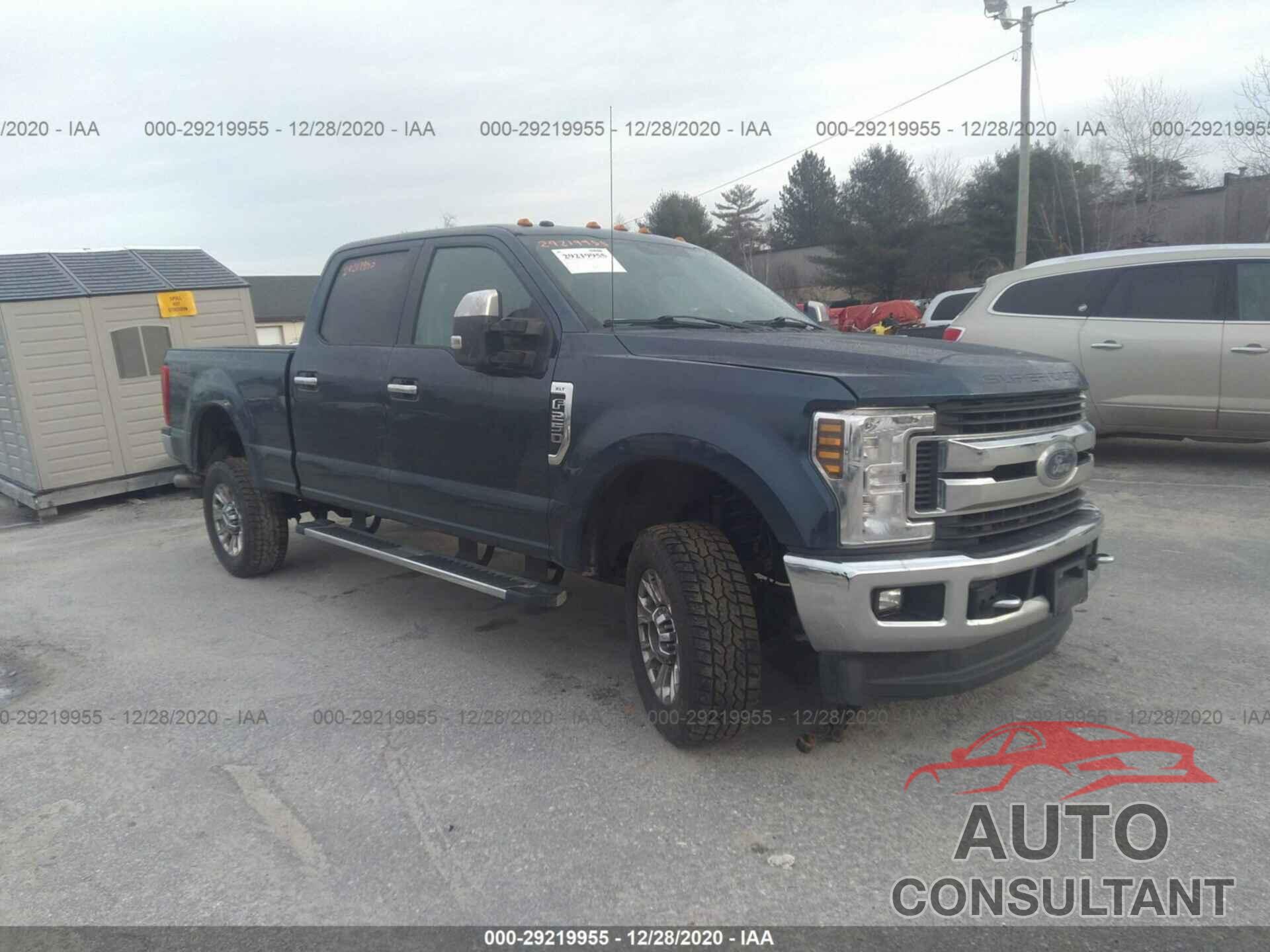 FORD SUPER DUTY F-250 SRW 2018 - 1FT7W2B61JEB48124