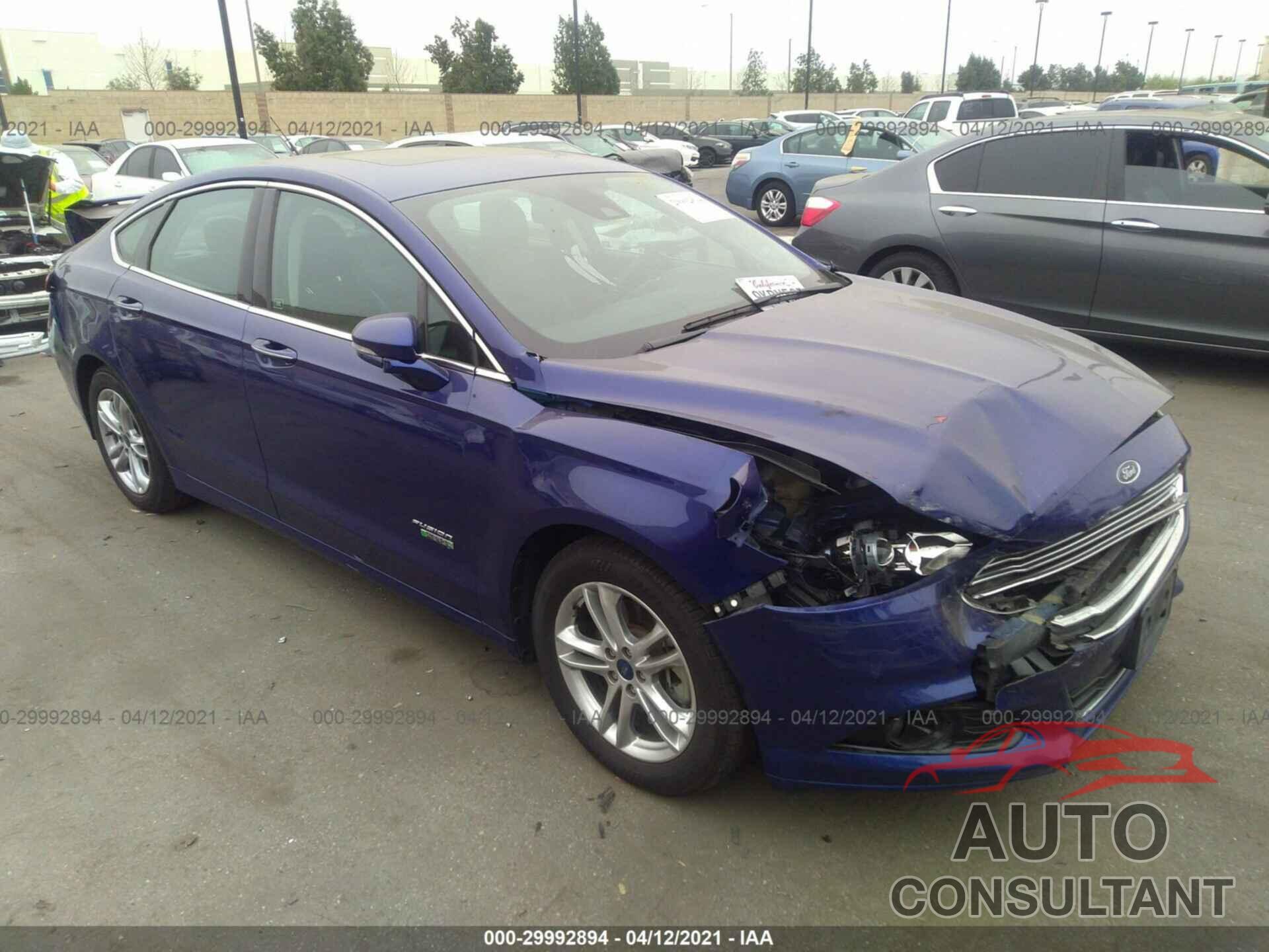 FORD FUSION ENERGI 2016 - 3FA6P0SU4GR229884