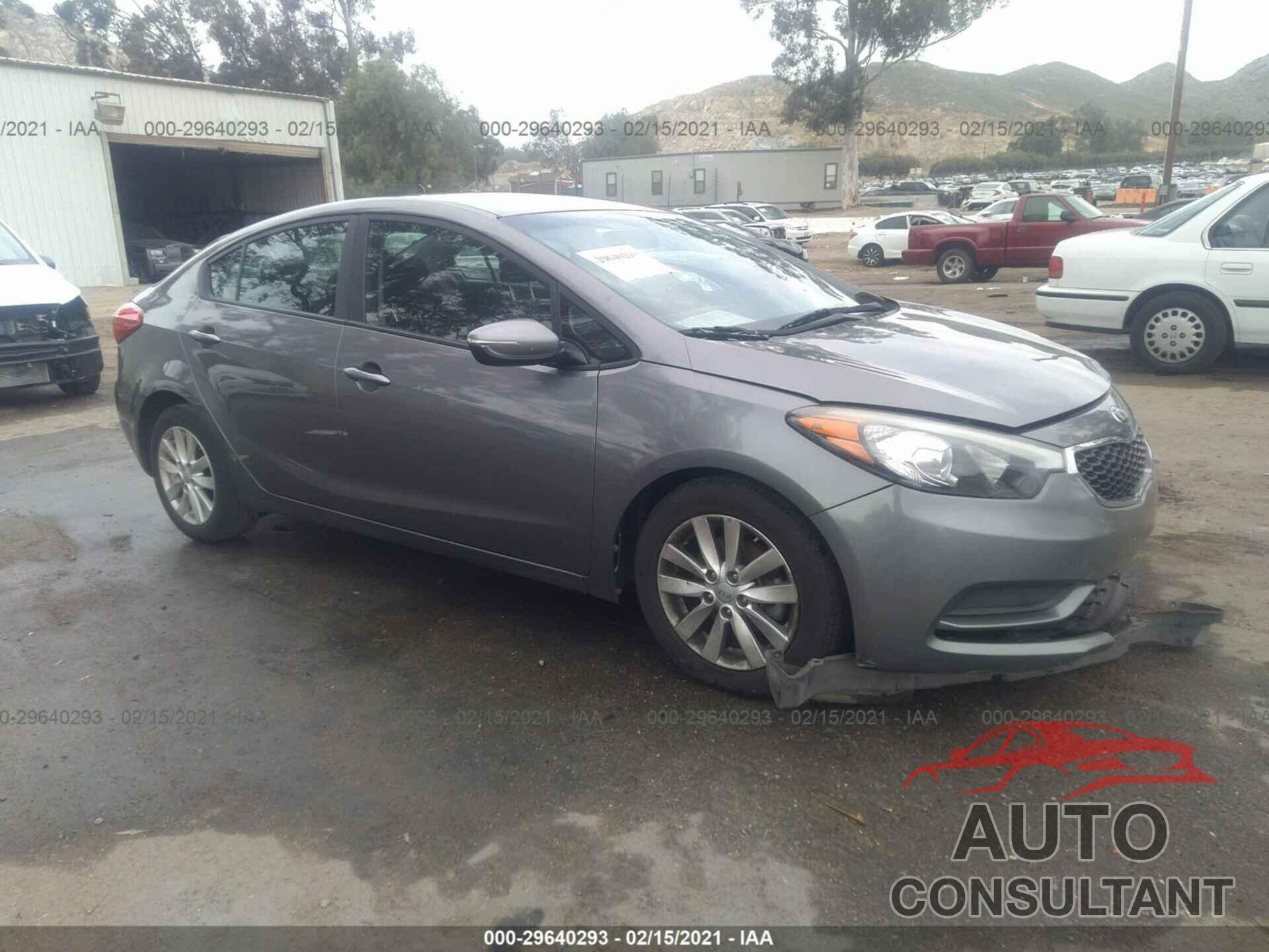 KIA FORTE 2016 - KNAFX4A63G5551789