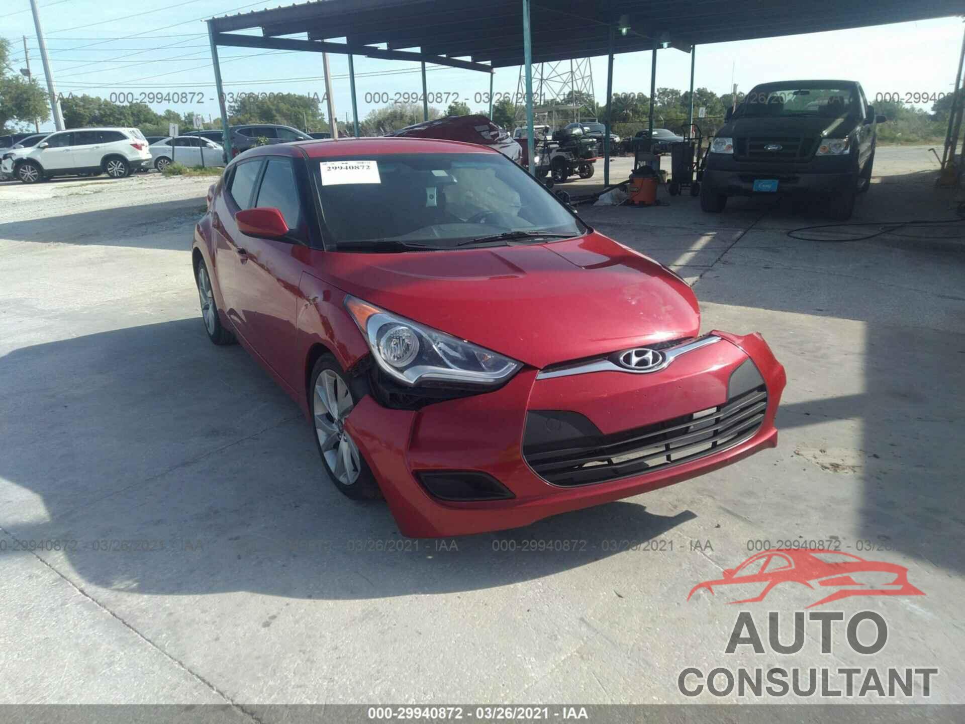 HYUNDAI VELOSTER 2016 - KMHTC6AD0GU260096