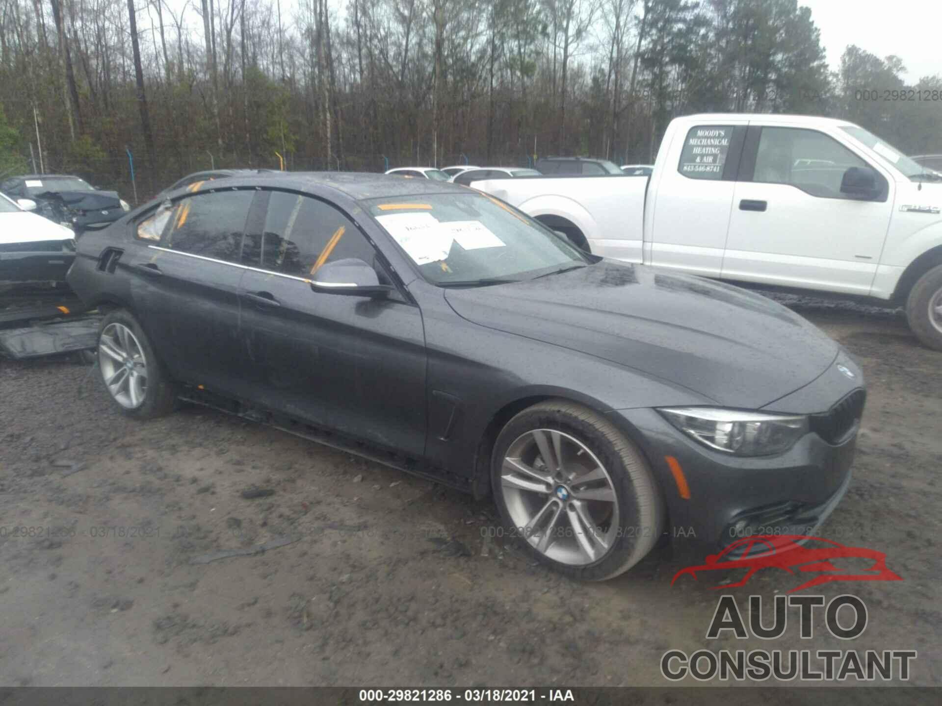 BMW 4 SERIES 2018 - WBA4J1C55JBG77207