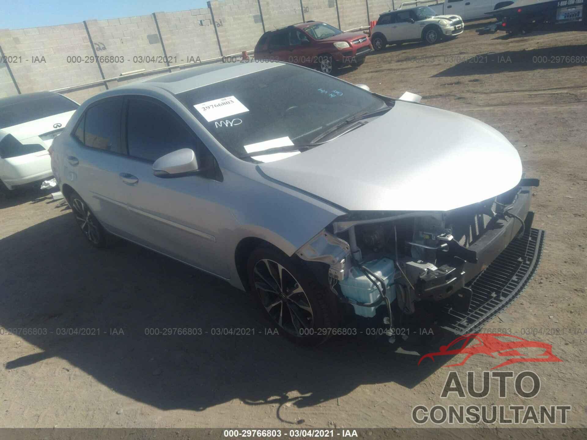 TOYOTA COROLLA 2017 - 2T1BURHE6HC791413