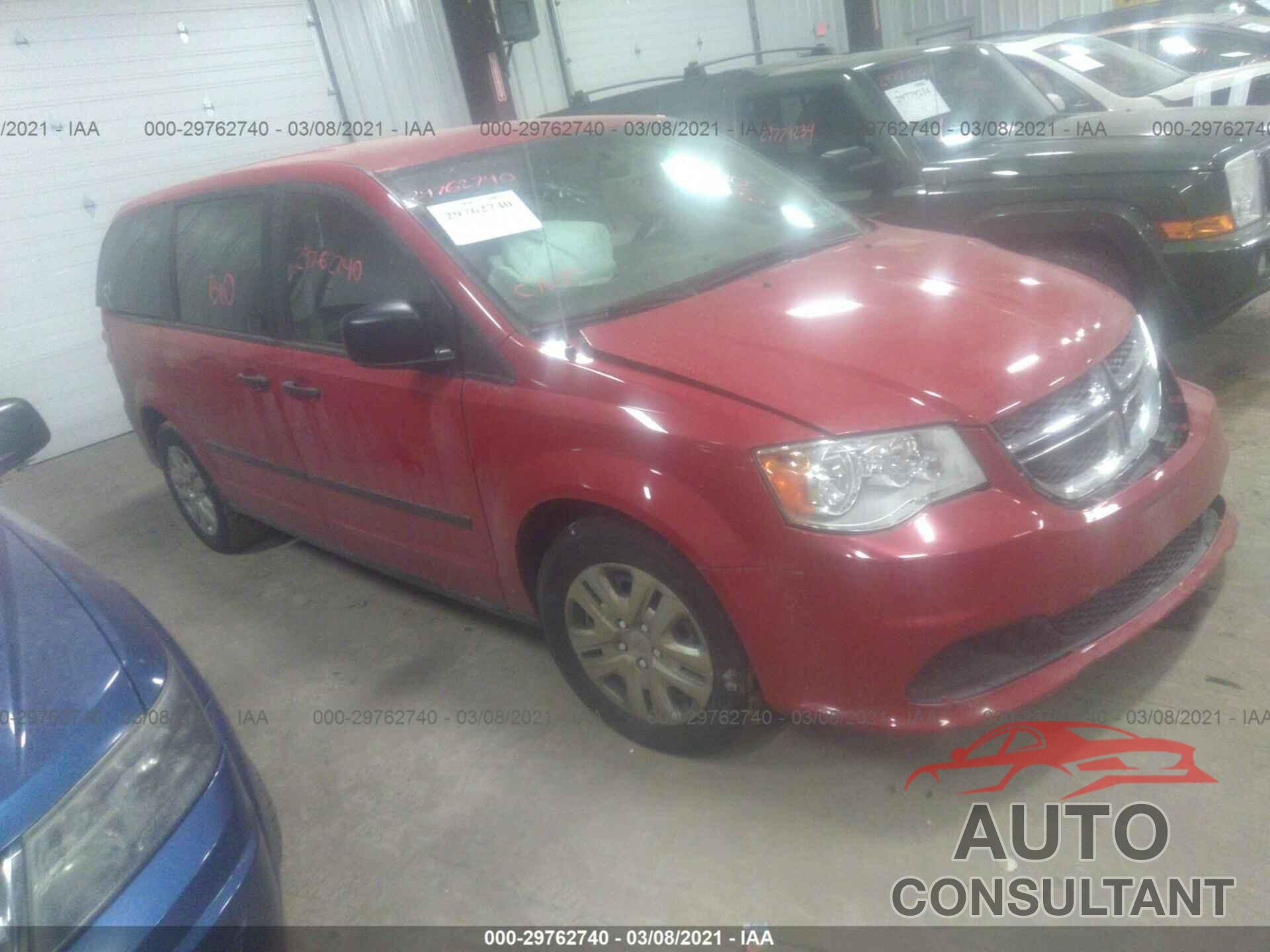 DODGE GRAND CARAVAN 2016 - 2C4RDGBG9GR243837
