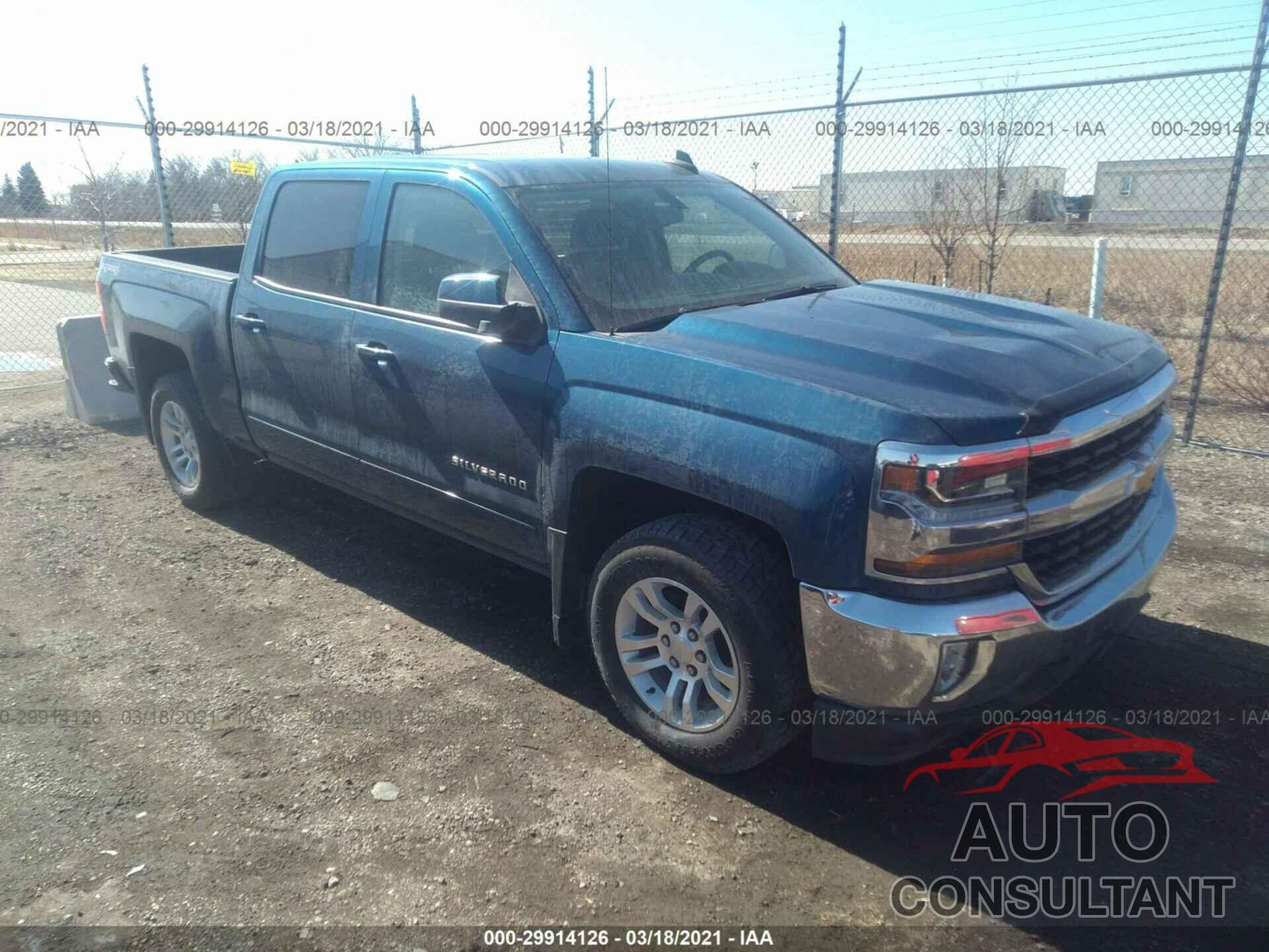 CHEVROLET SILVERADO 1500 2017 - 3GCUKREC3HG246504