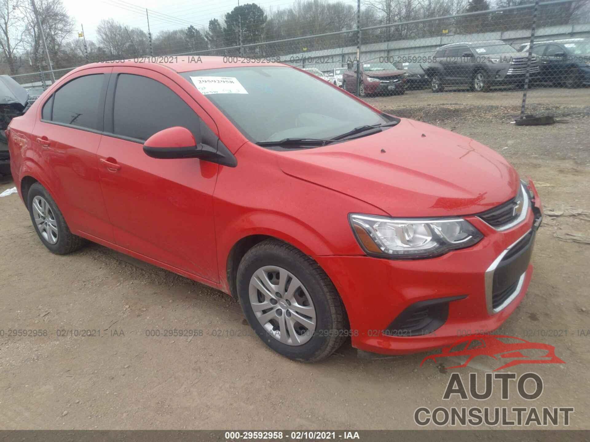 CHEVROLET SONIC 2017 - 1G1JB5SH2H4102010