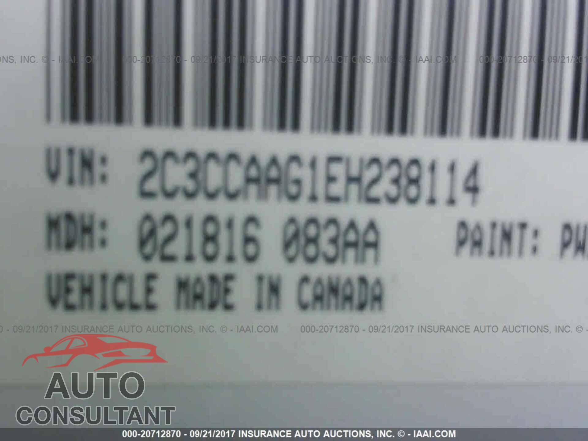 Chrysler 300 2014 - 2C3CCAAG1EH238114