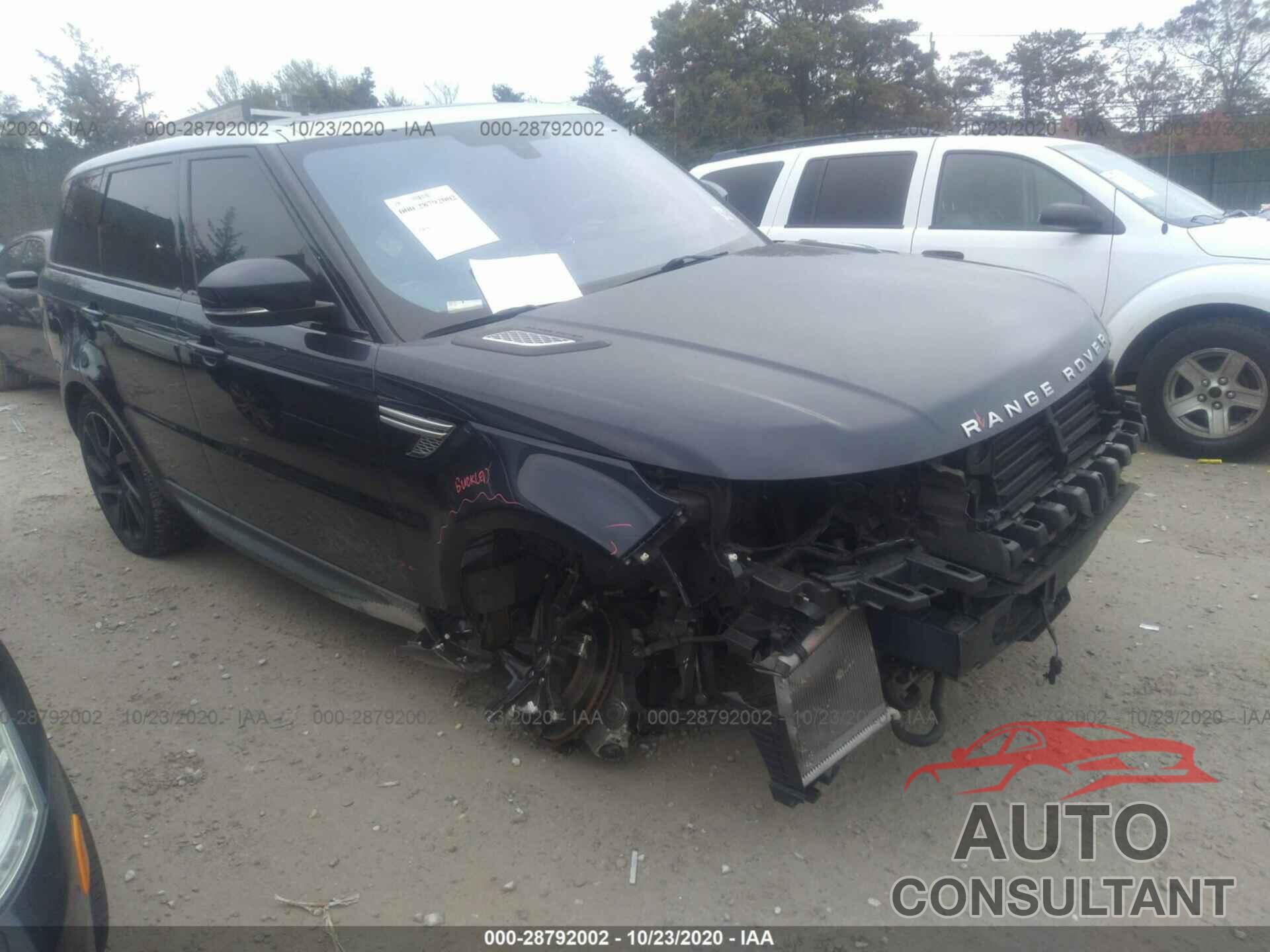 LAND ROVER RANGE ROVER SPORT 2016 - SALWR2VF4GA650231