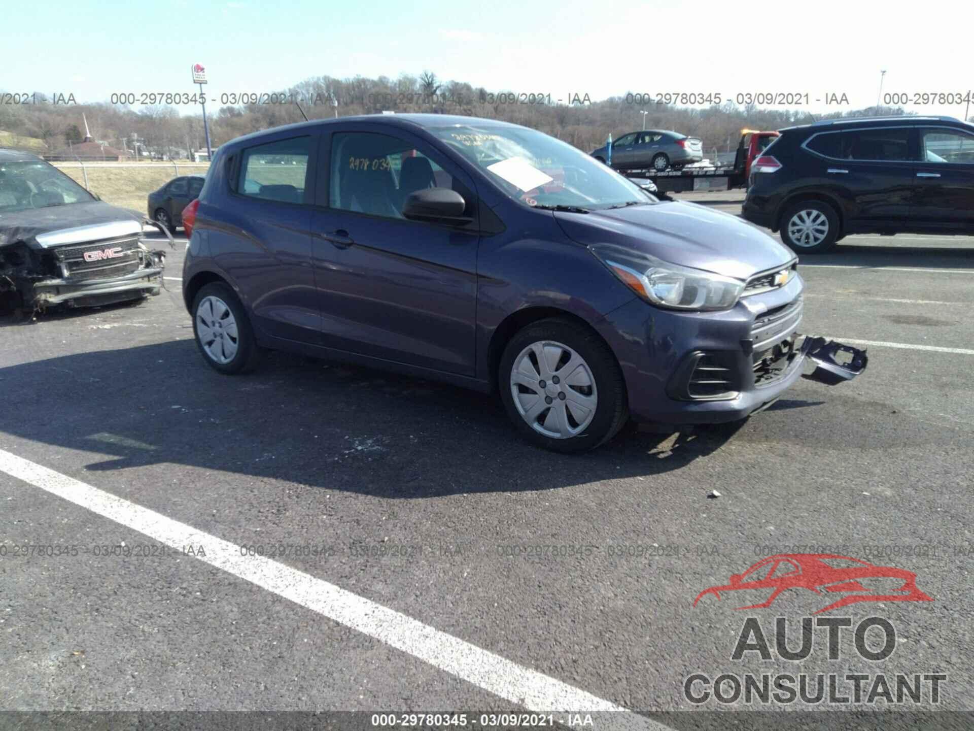 CHEVROLET SPARK 2017 - KL8CB6SA2HC731435