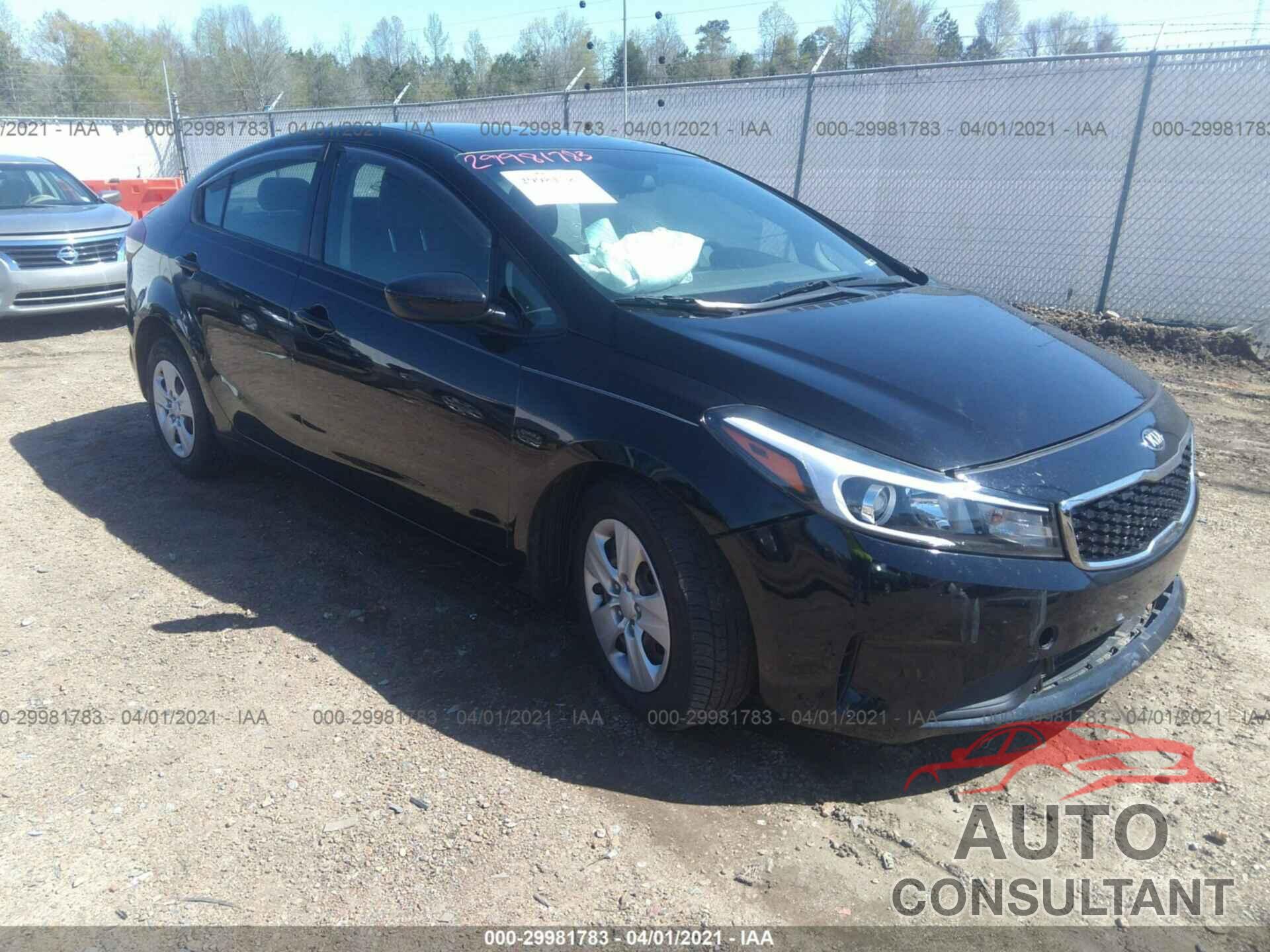 KIA FORTE 2017 - 3KPFK4A70HE158185