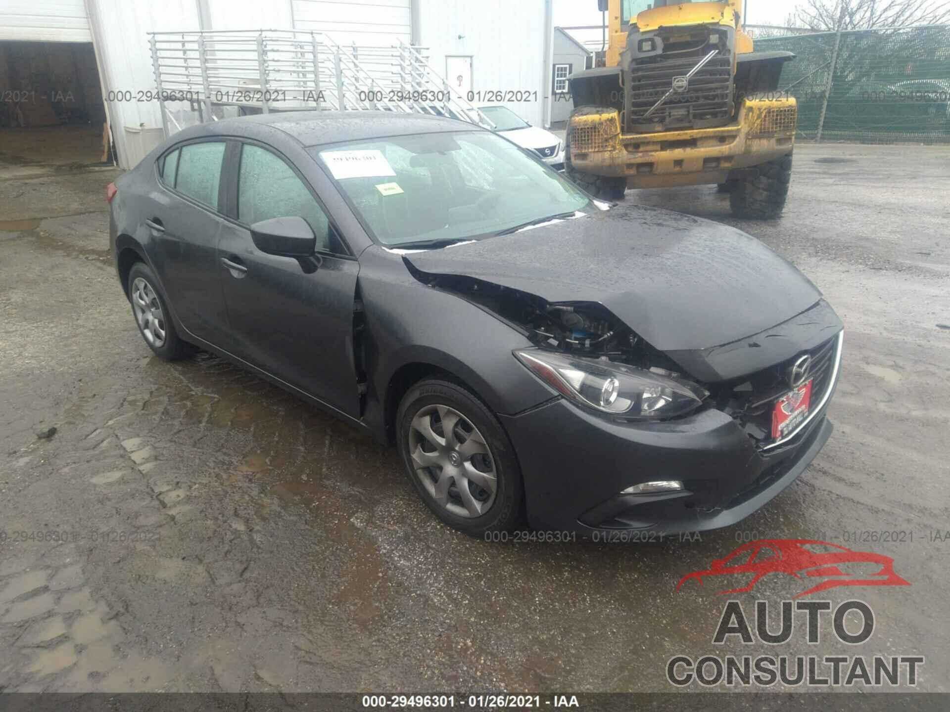 MAZDA MAZDA3 2016 - JM1BM1T71G1300050