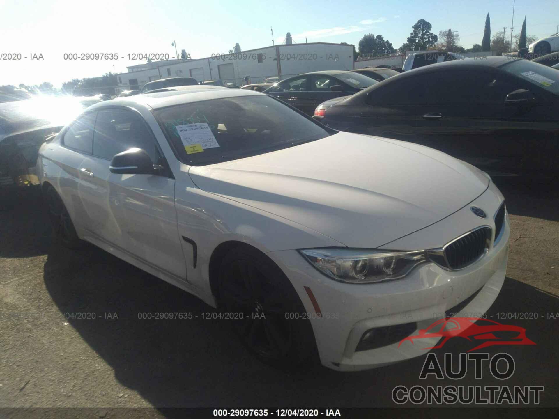 BMW 4 SERIES 2016 - WBA3R1C55GK530105