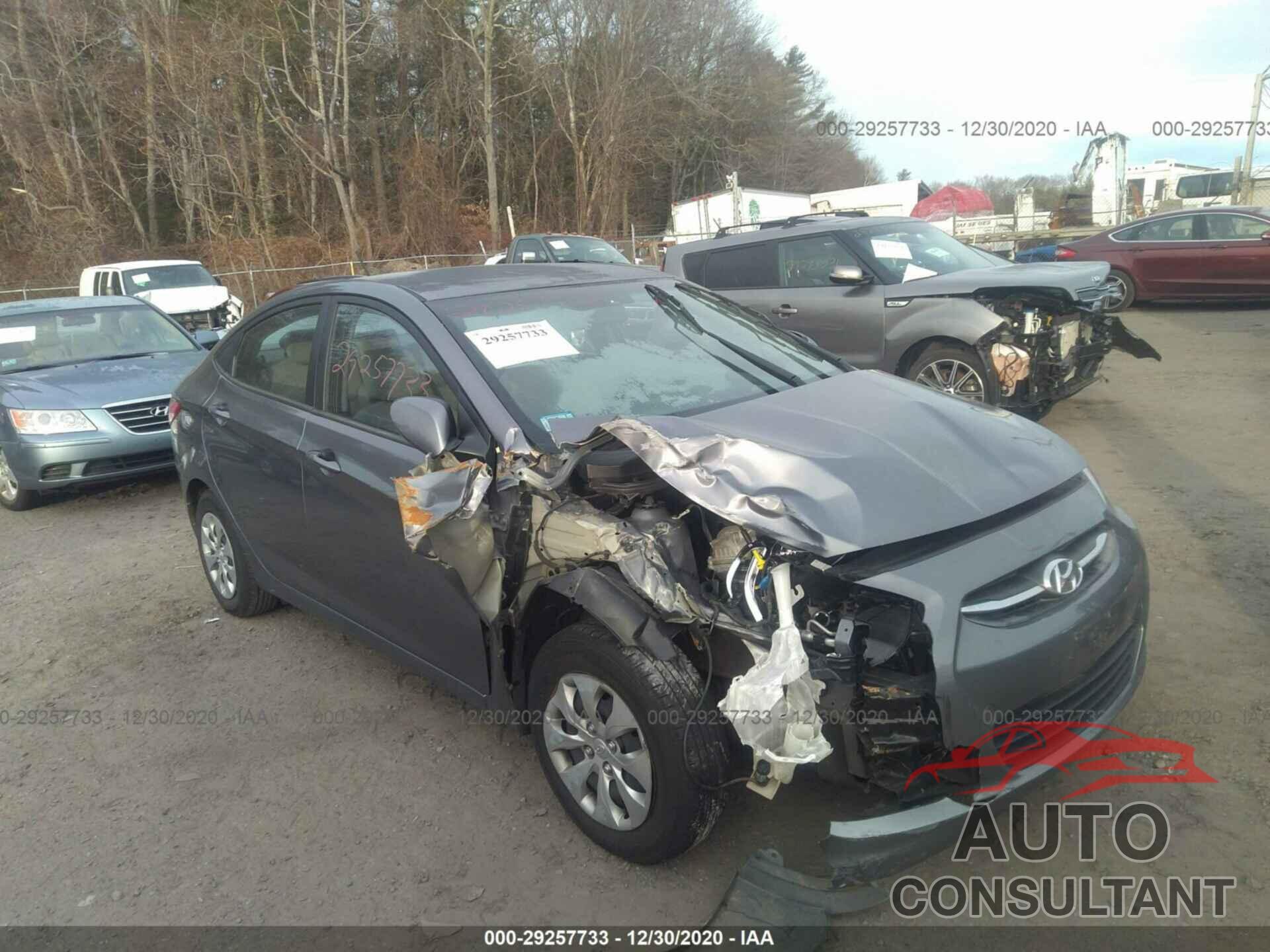 HYUNDAI ACCENT 2016 - KMHCT4AE6GU122463
