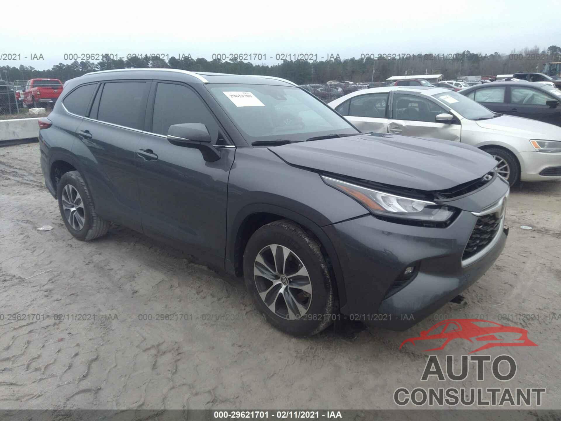 TOYOTA HIGHLANDER 2020 - 5TDGZRAH7LS512188