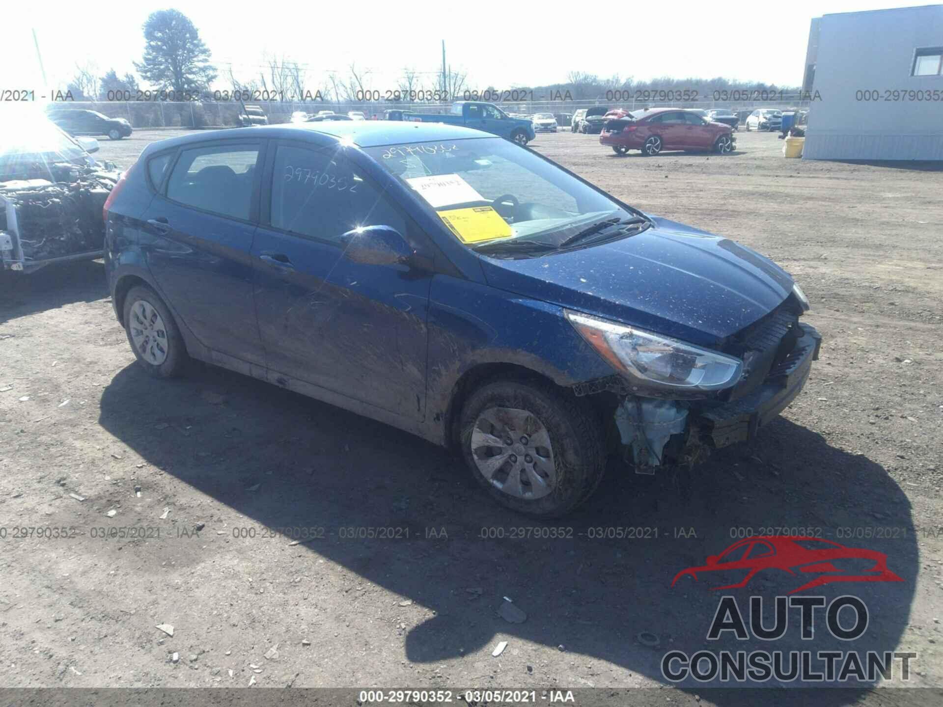 HYUNDAI ACCENT 2017 - KMHCT5AE7HU341973