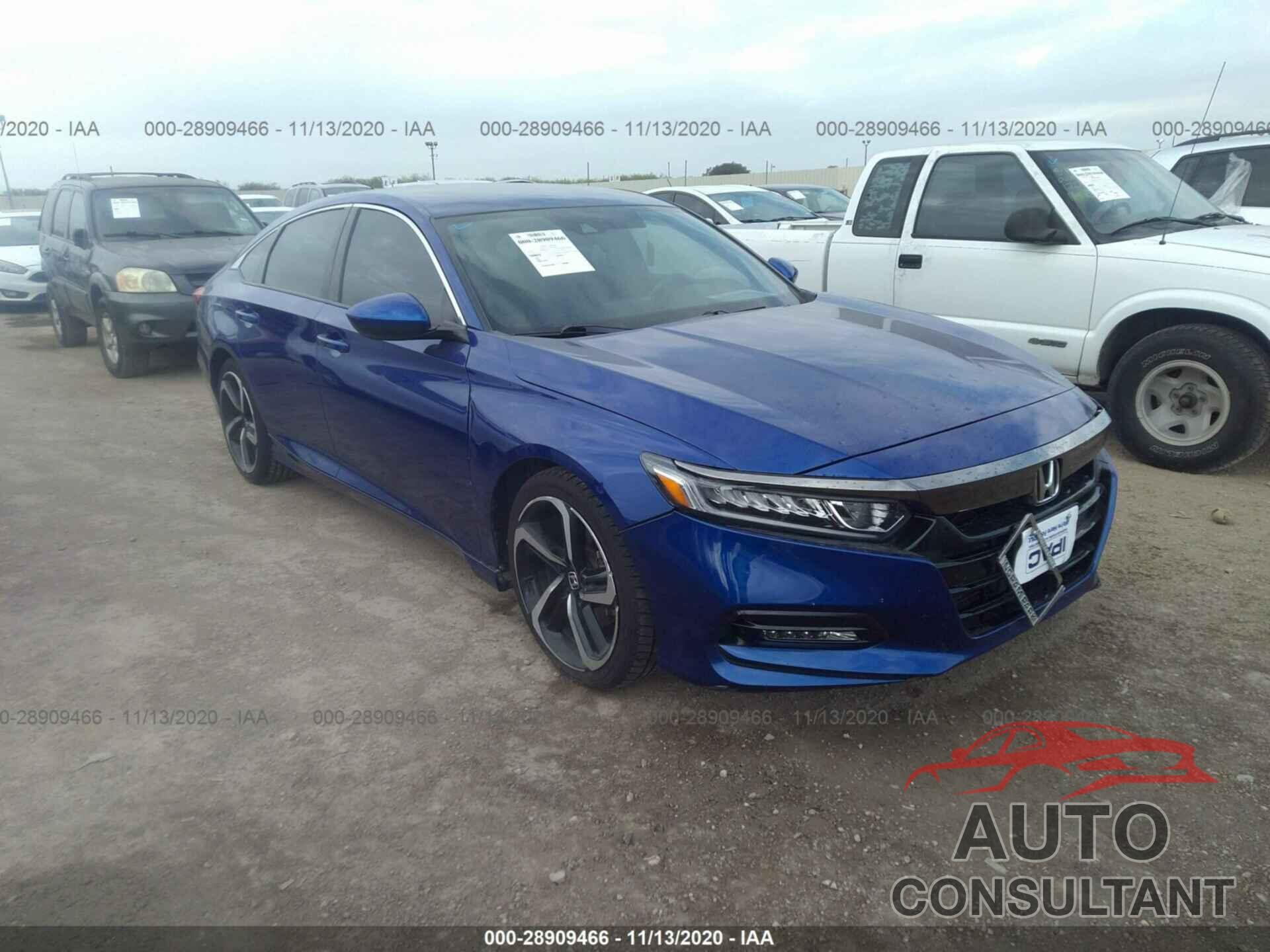 HONDA ACCORD SEDAN 2018 - 1HGCV1F37JA161495