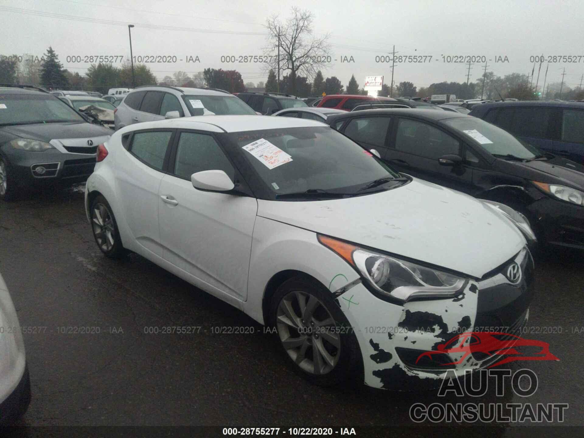 HYUNDAI VELOSTER 2016 - KMHTC6AD2GU277935