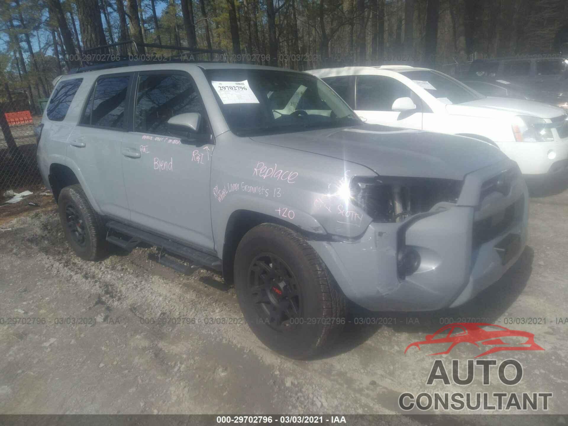 TOYOTA 4RUNNER 2021 - JTEBU5JRXM5860662