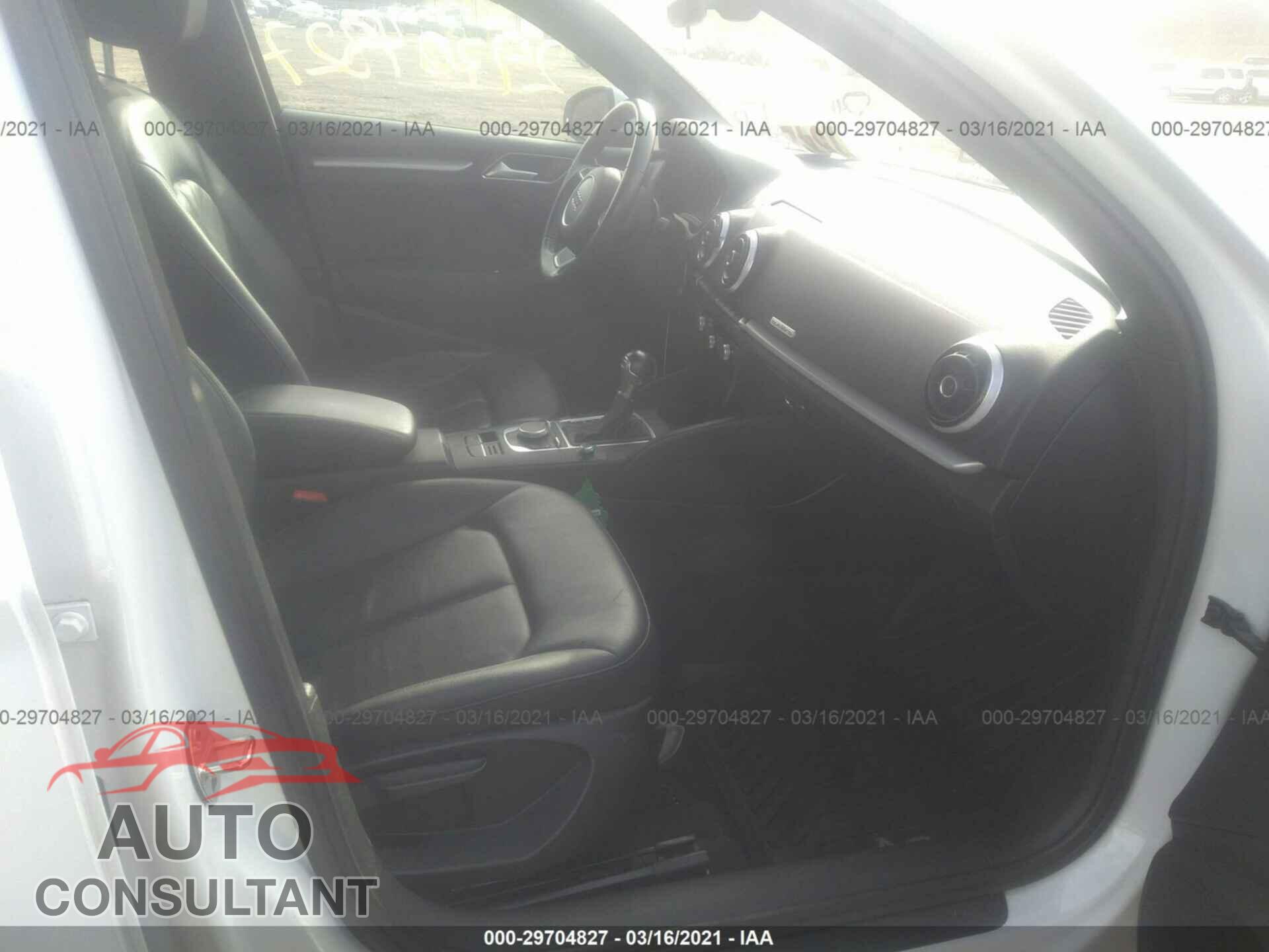 AUDI A3 2016 - WAUB8GFF8G1030290