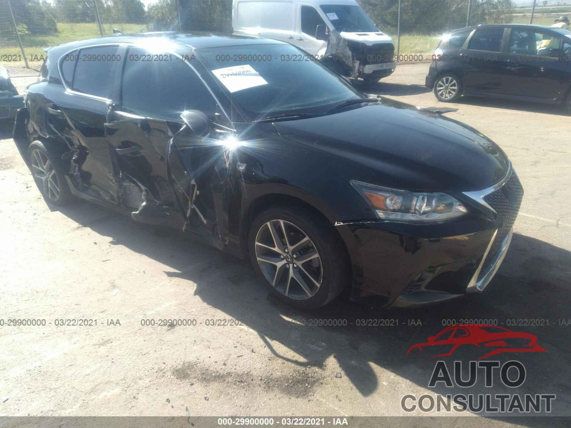 LEXUS CT 200H 2016 - JTHKD5BH7G2254962