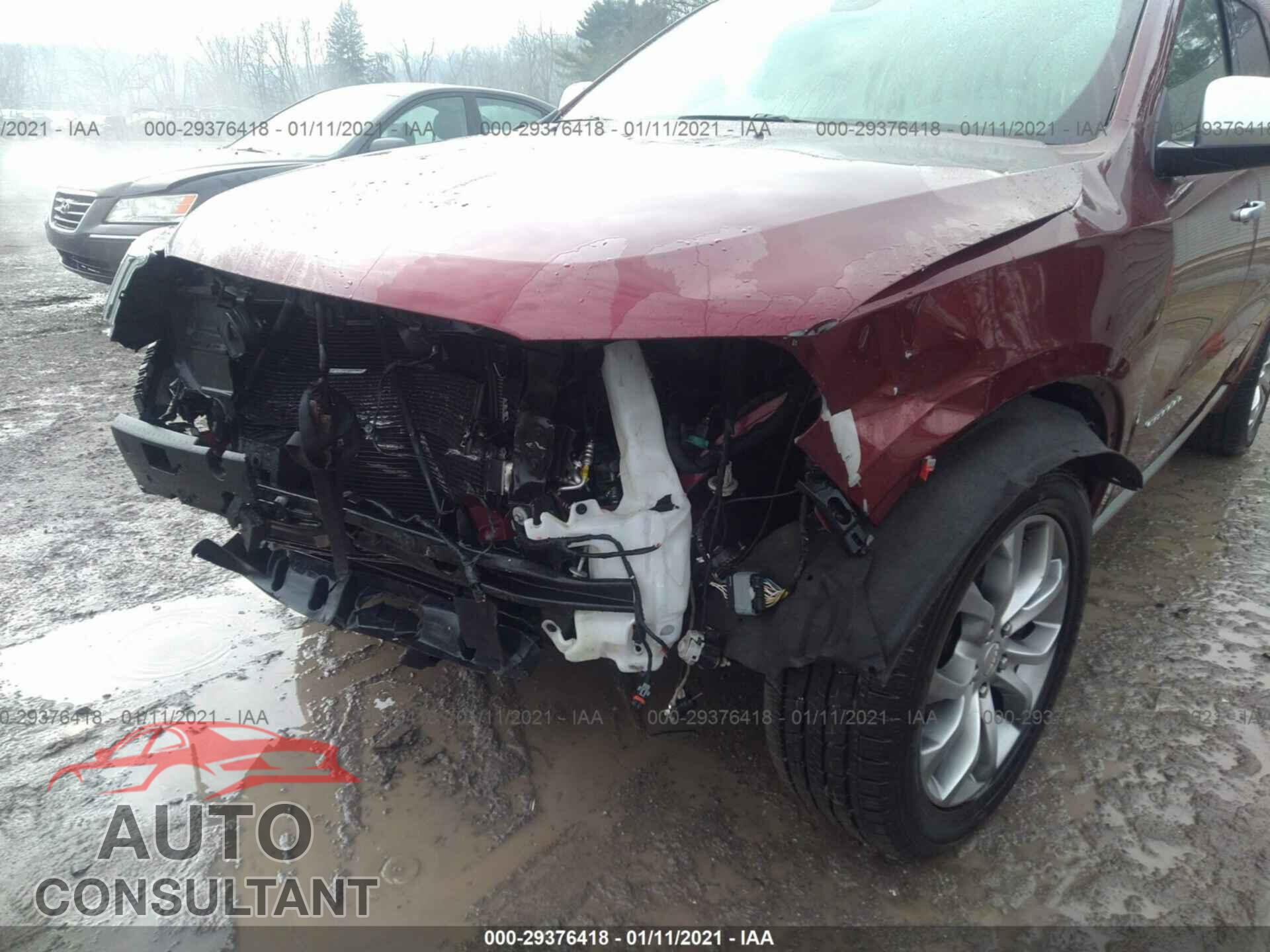 DODGE DURANGO 2017 - 1C4SDJET6HC643887