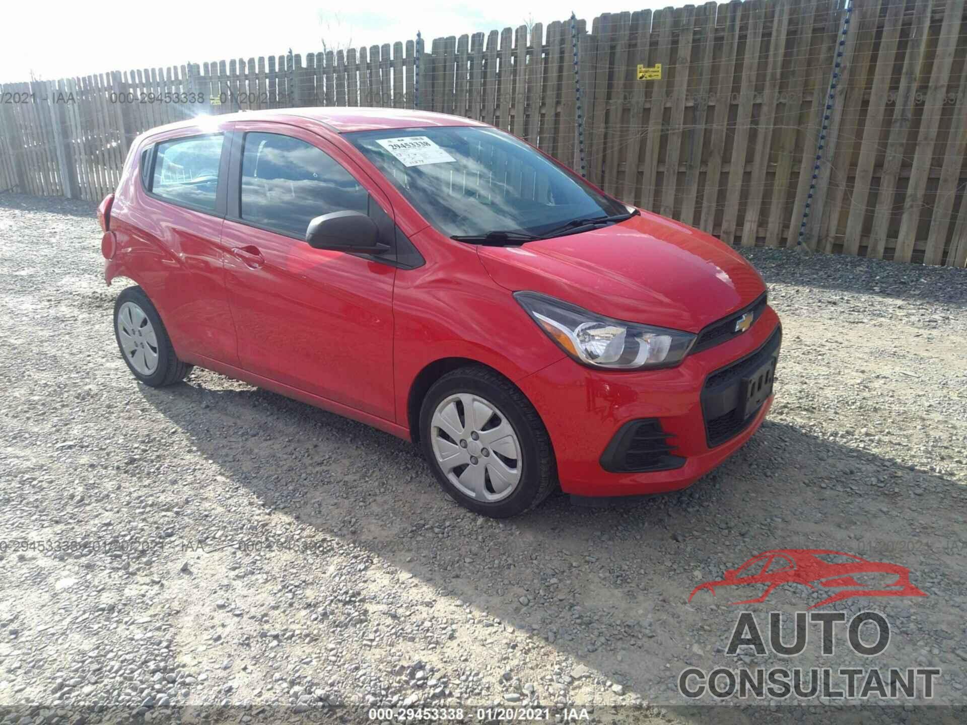 CHEVROLET SPARK 2016 - KL8CB6SA5GC623115