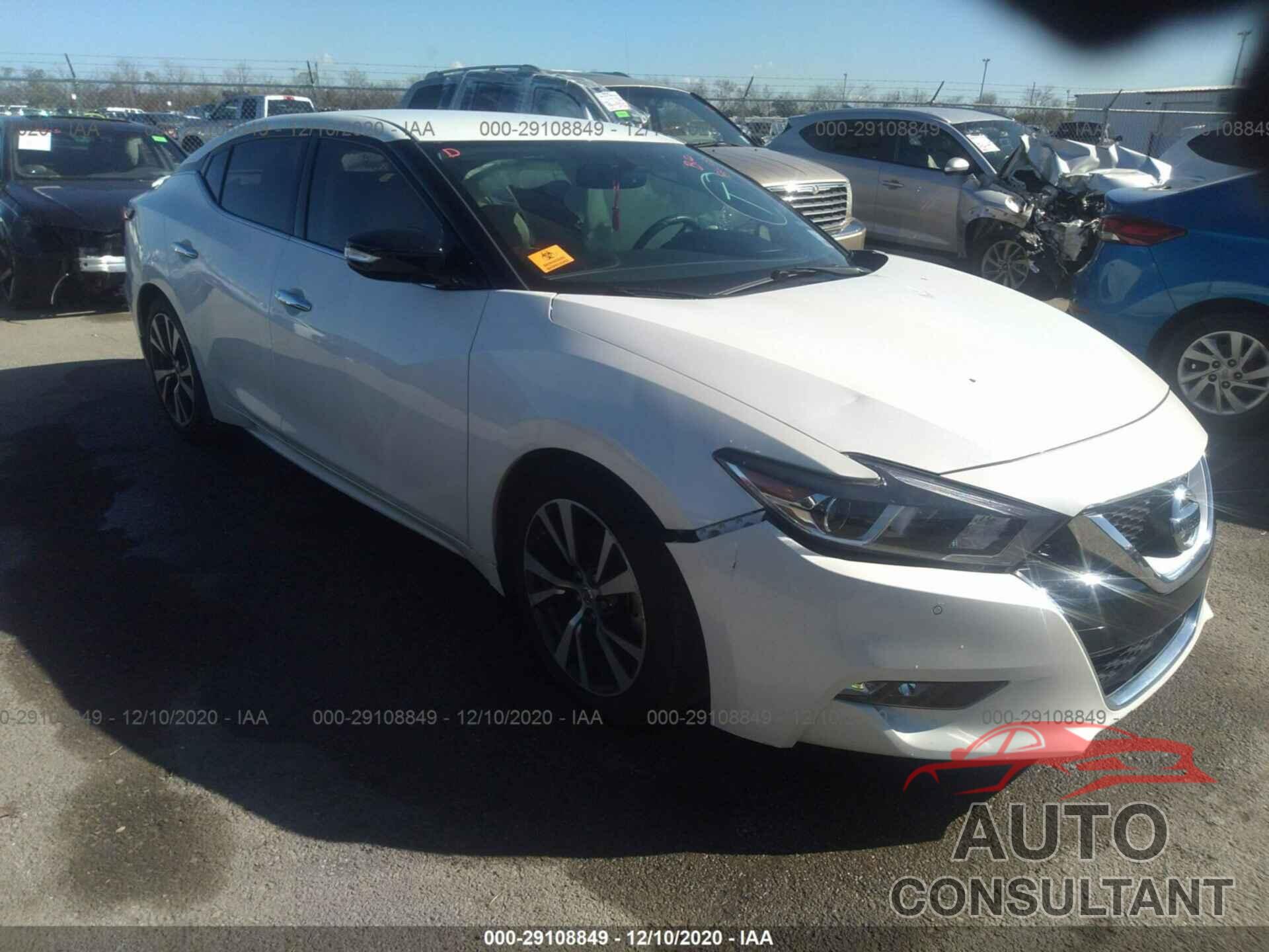 NISSAN MAXIMA 2017 - 1N4AA6APXHC391528